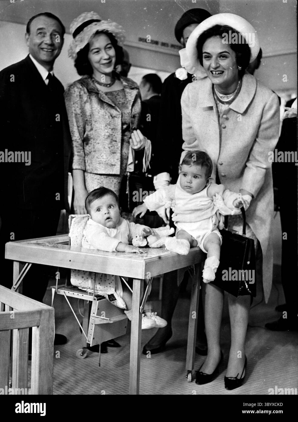 01 avr. 1965 - Londres, Angleterre, Royaume-Uni - MOKTAR OULD DADDAH (25 décembre 1924 - 14 octobre 2003) était le président de la Mauritanie de 1960, lorsque son pays a obtenu son indépendance de la France, à 1978, lorsqu'il a été déposé lors d'un coup d'État militaire. (Crédit image : © Keystone Press Agency/ZUMA Press Wire) Banque D'Images