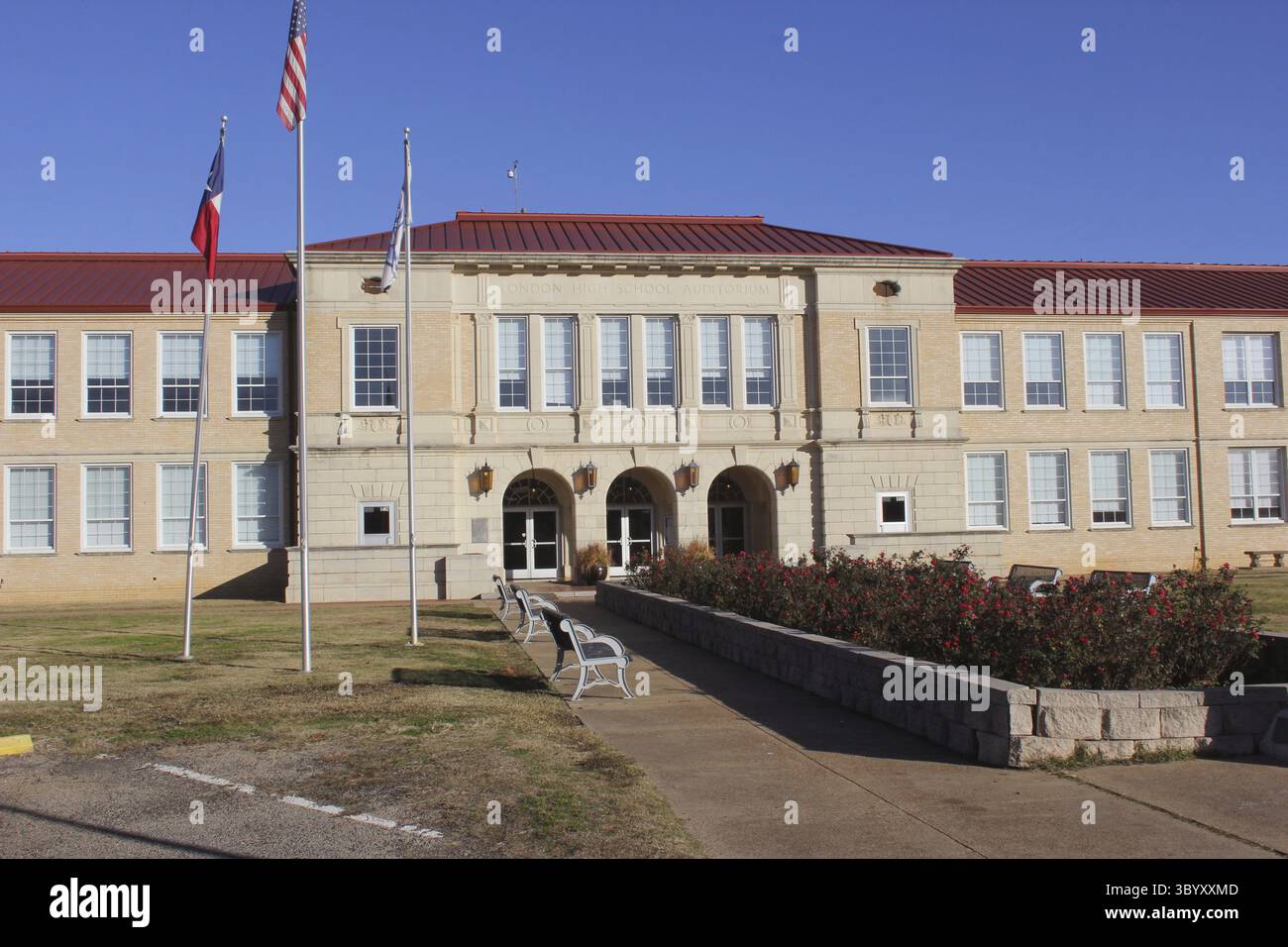 New London, TX - 27. Dezember 2023 : site web de Deadly School explosion im Maerz 1937. New London TX Banque D'Images