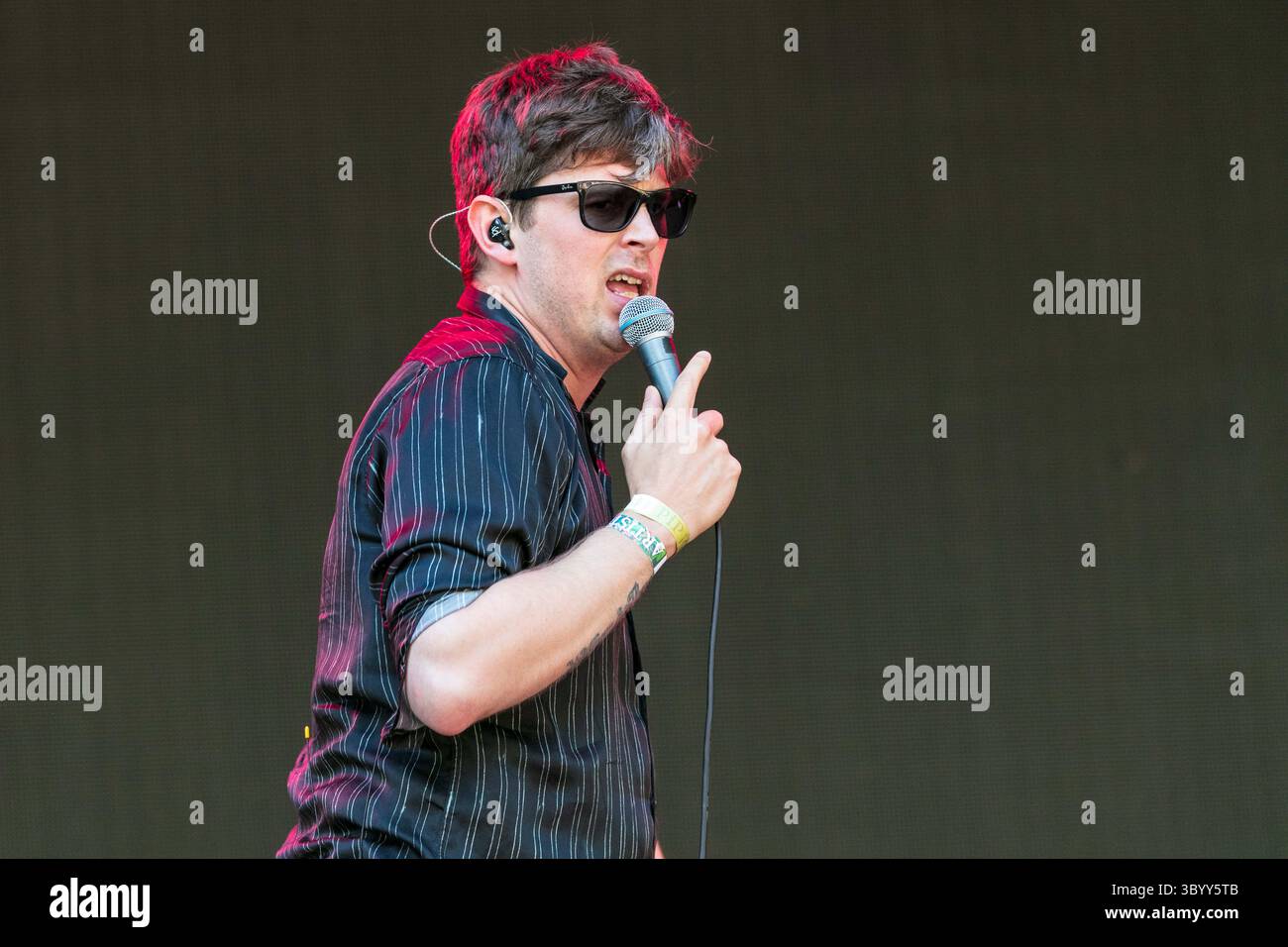 15 juin 2019 - Oslo, Norvège - Oslo, Norvège - 15 juin 2019. Le chanteur, compositeur et musicien suédois Albin Lee Meldau donne un concert lors du festival de musique norvégien Piknik i Parken 2019 à Oslo. (Crédit photo : Gonzales photo - Stian S. Møller) (crédit image : © Stian S. Moller/Gonzales photo via ZUMA Press) Banque D'Images