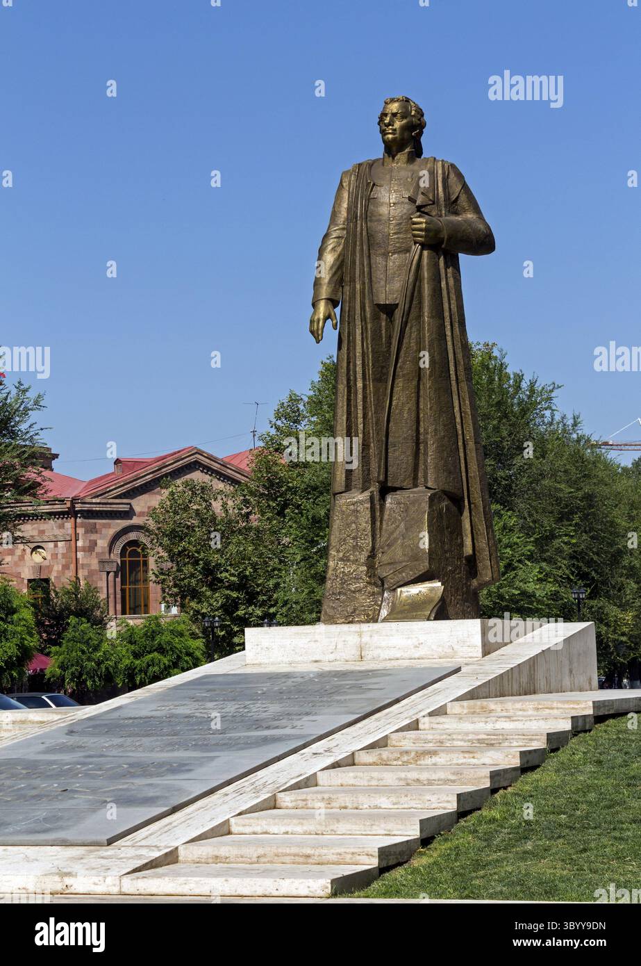 EREVAN, ARMÉNIE - 25 AOÛT 2016 :Garegin Nzhdeh (1886-1955), homme d'État arménien et stratège militaire idéologue national Banque D'Images