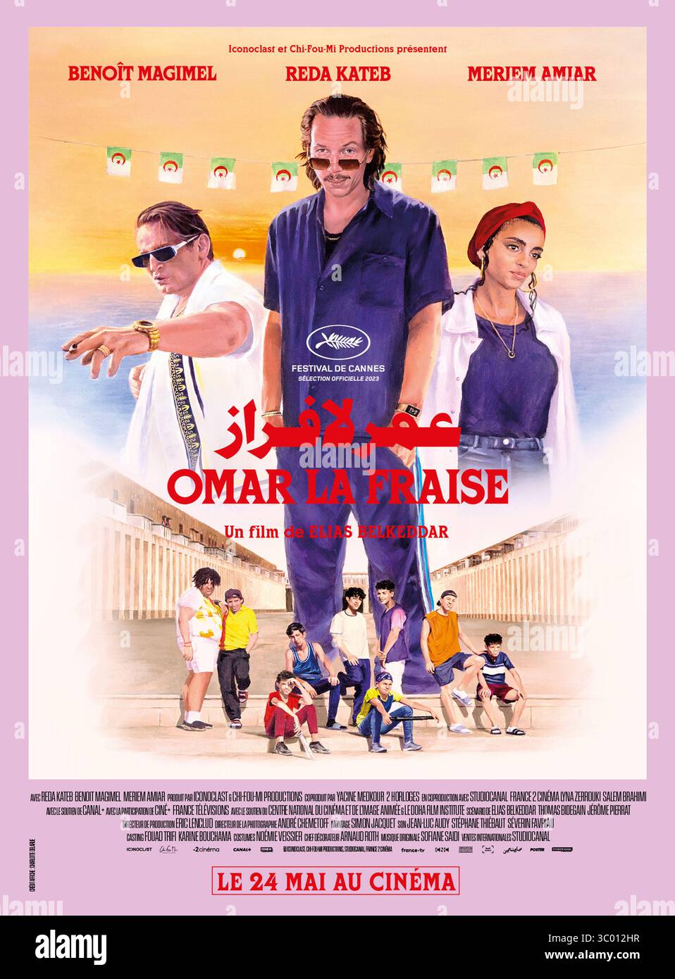 Omar la fraise (2023)le Roi d'Alger (2023) AFFICHE *Filmstill - usage éditorial seulement* Voir instructions spéciales. CAP/TFS image fournie par Capital Pictures Banque D'Images