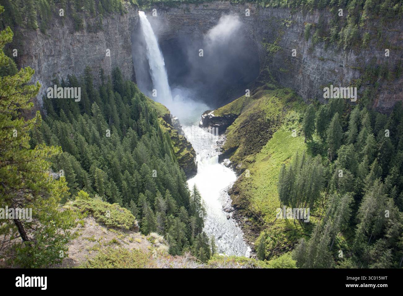 Chutes Helmcken, British Columbia, Canada Banque D'Images