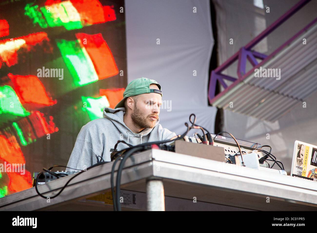 26 juin 2016 - Roskilde, Danemark - Danemark, Roskilde - 26 juin 2016. Le producteur danois de musique électronique, DJ et remixeur Kasper Marott donne un concert au festival danois de musique Roskilde Festival 2016. (Crédit photo : Gonzales photo - Kasper Maansson) (crédit image : © Kasper Maansson/Gonzales photo via ZUMA Press) Banque D'Images