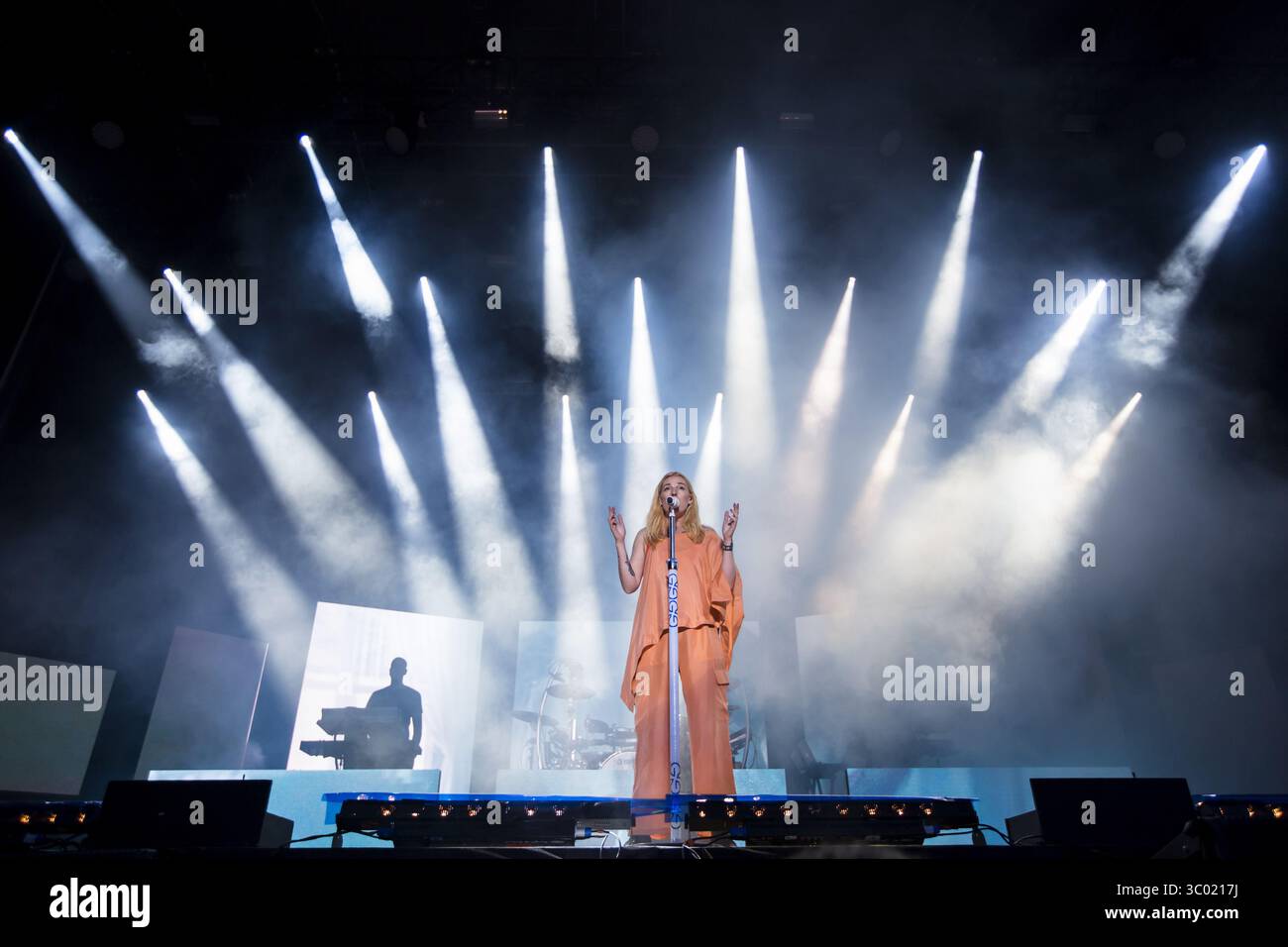 15 juin 2018 - Bergen, Norvège - Norvège, Bergen - 15 juin 2018. La chanteuse, compositrice et musicienne norvégienne Gabrielle Susanne Solheim Leithaug est surtout connue sous le nom de Gabrielle et donne ici un concert live lors du festival de musique norvégien Bergenfest 2018 à Bergen. (Crédit photo : Gonzales photo - Jarle H. Moe) (crédit image : © Jarle H. Moe/Gonzales photo via ZUMA Press) Banque D'Images