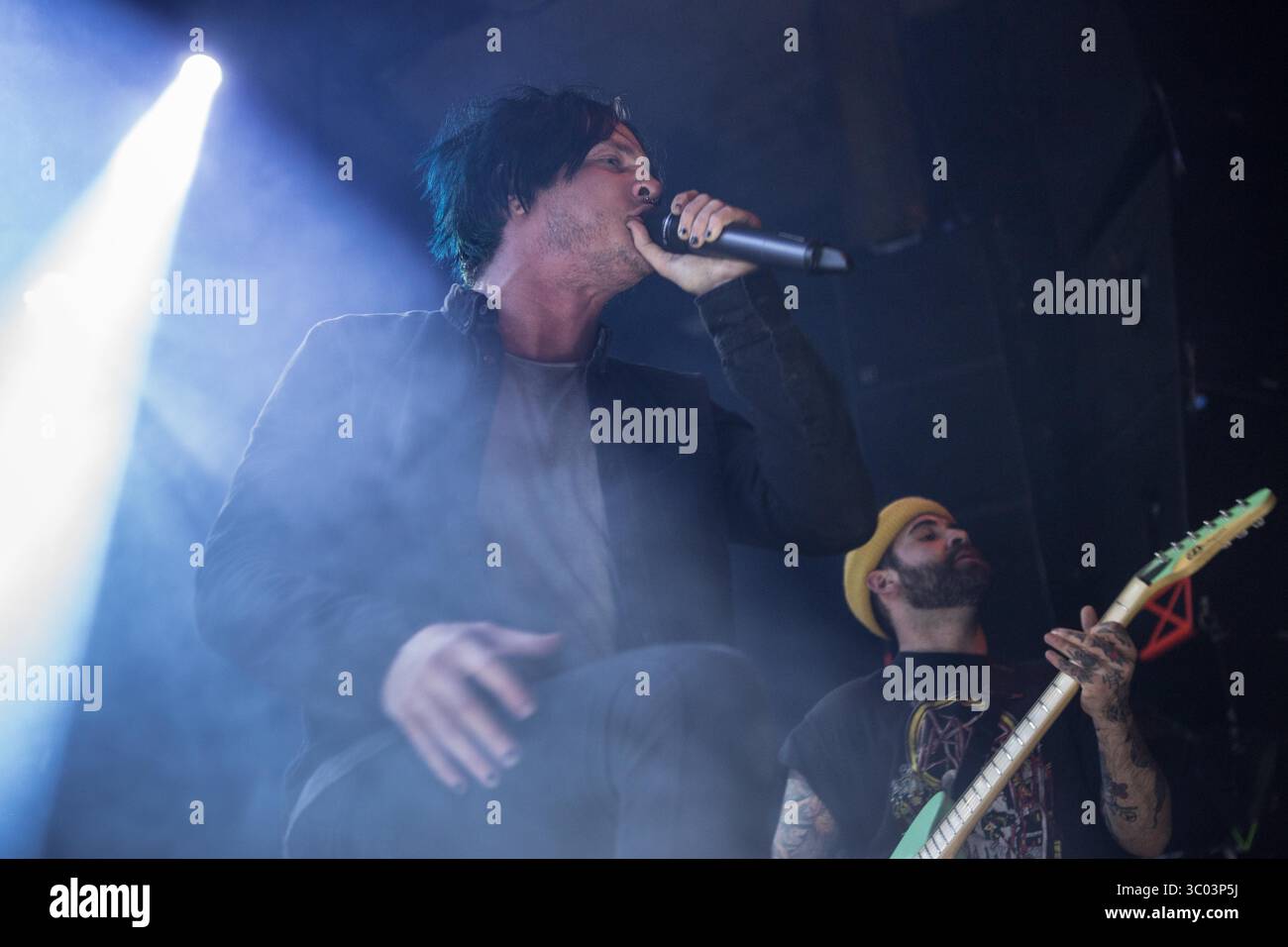 23 mars 2017 - Oslo, Angleterre, Norvège - le groupe de metalcore américain The Word Alive donne un concert au Rockefeller à Oslo. Ici, le chanteur Tyler Smith est vu en direct sur scène. Norvège, 23/03 2017. (Crédit image : © Per-Otto Oppi/Gonzales photo via ZUMA Press) Banque D'Images