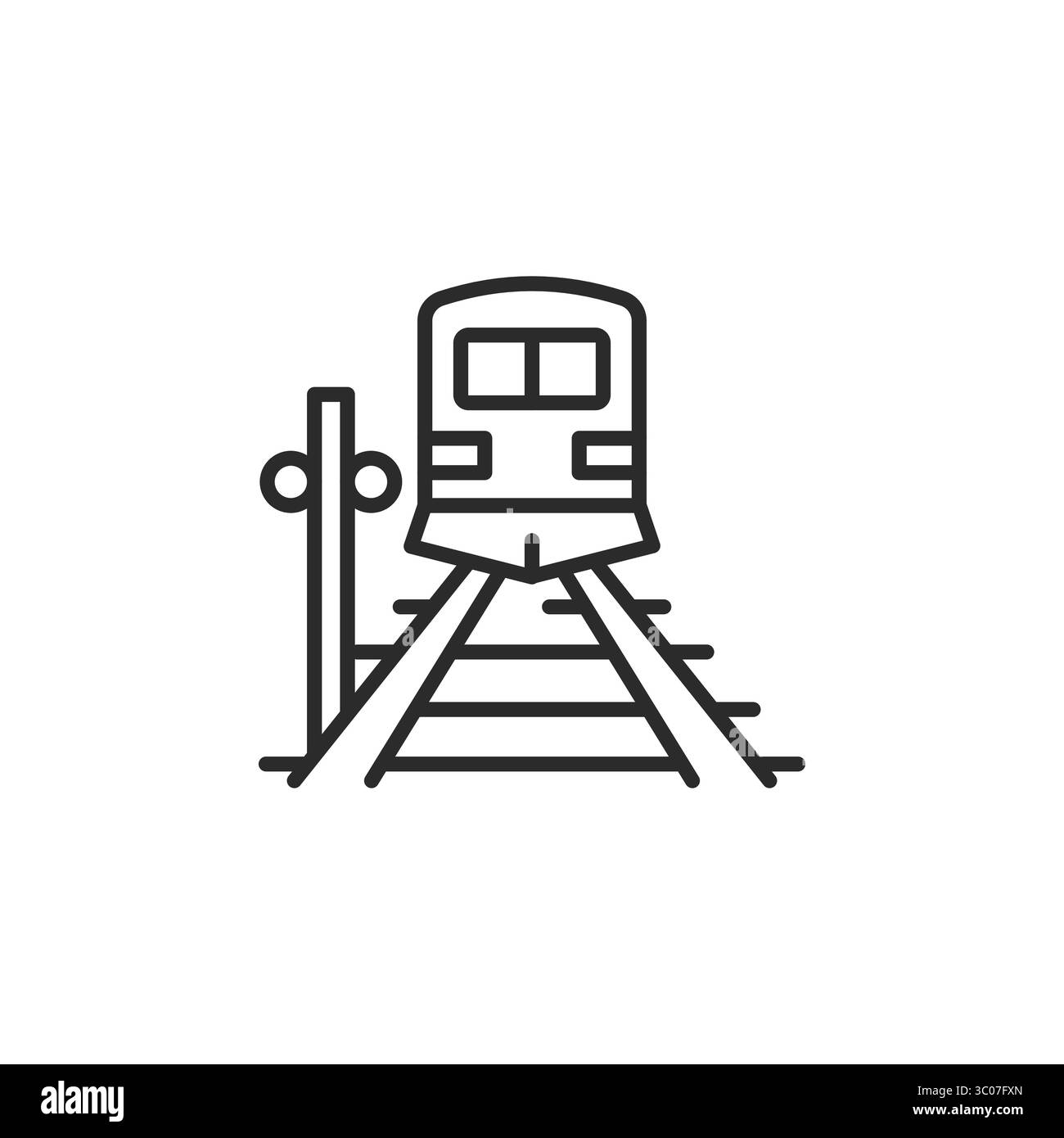 Icône train classique Illustration de Vecteur