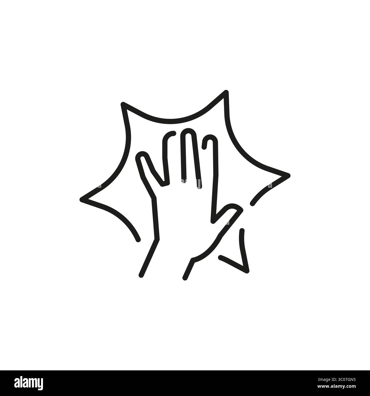 Icône forcer le champ Illustration de Vecteur