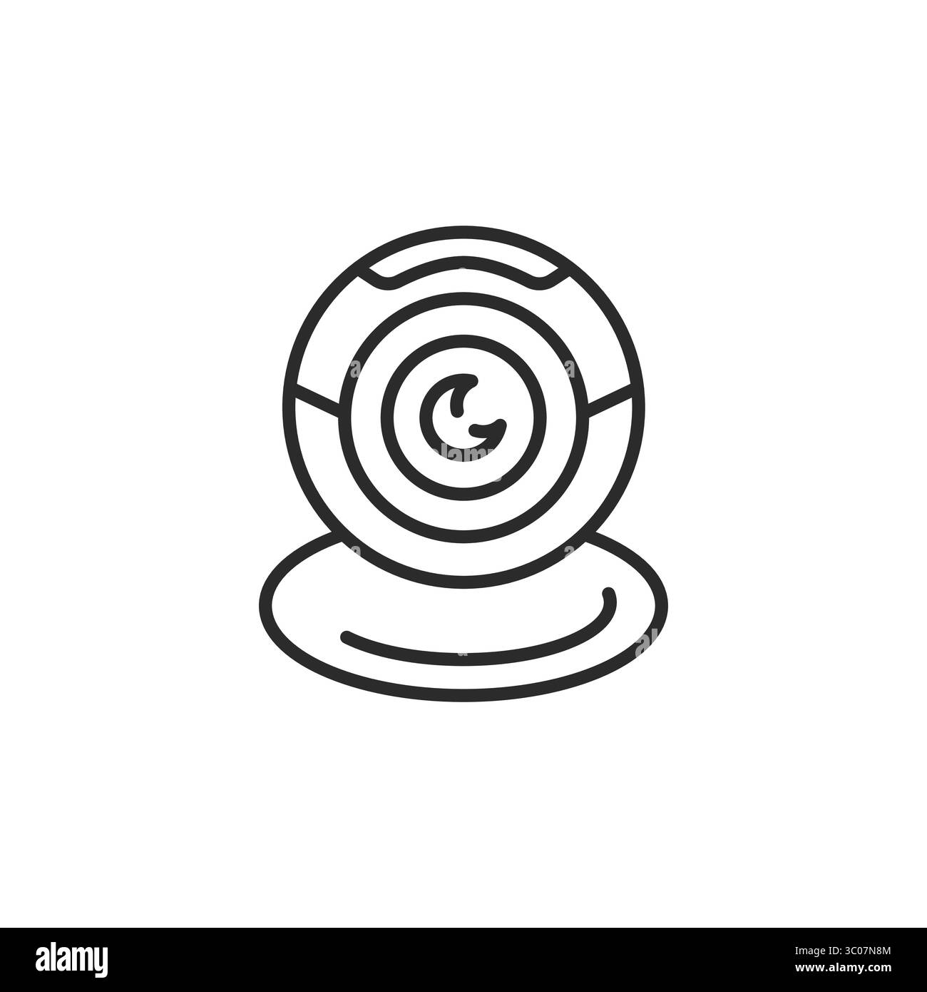 Icône de webcam Illustration de Vecteur