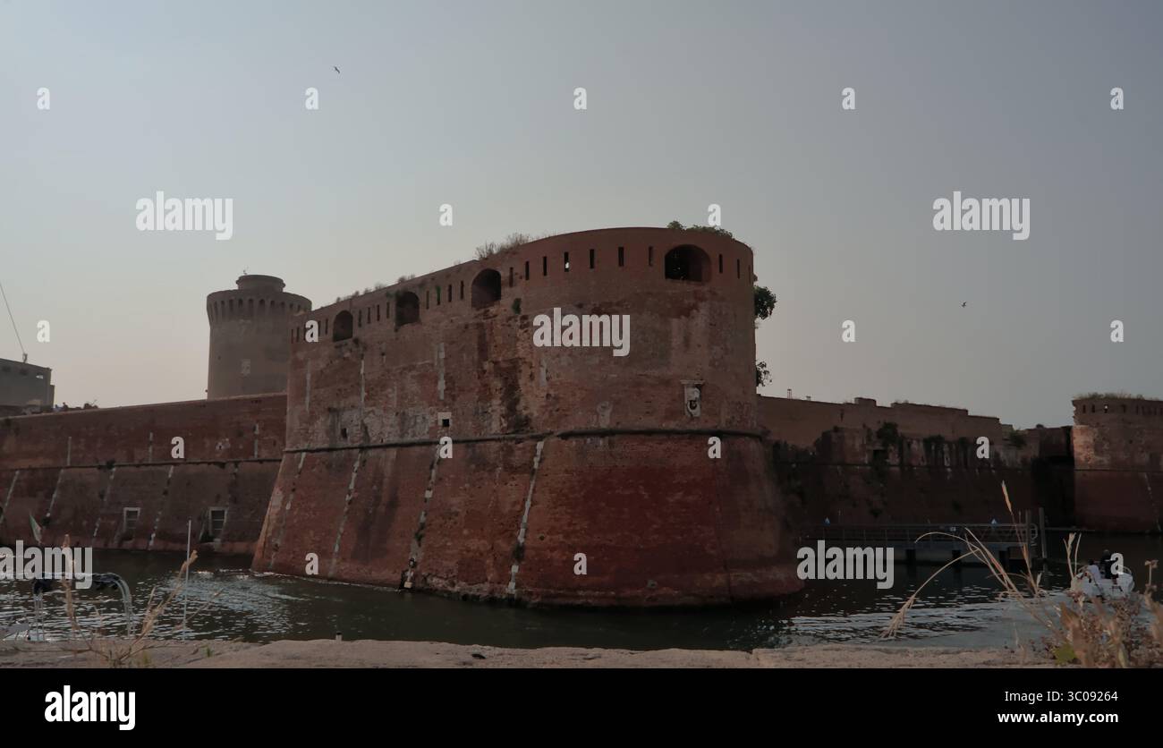 L'ancienne forteresse de Livourne Banque D'Images