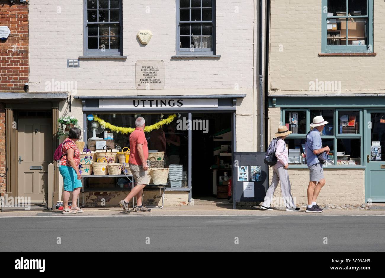 quincaillerie uttings, burnham market, north norfolk, angleterre Banque D'Images