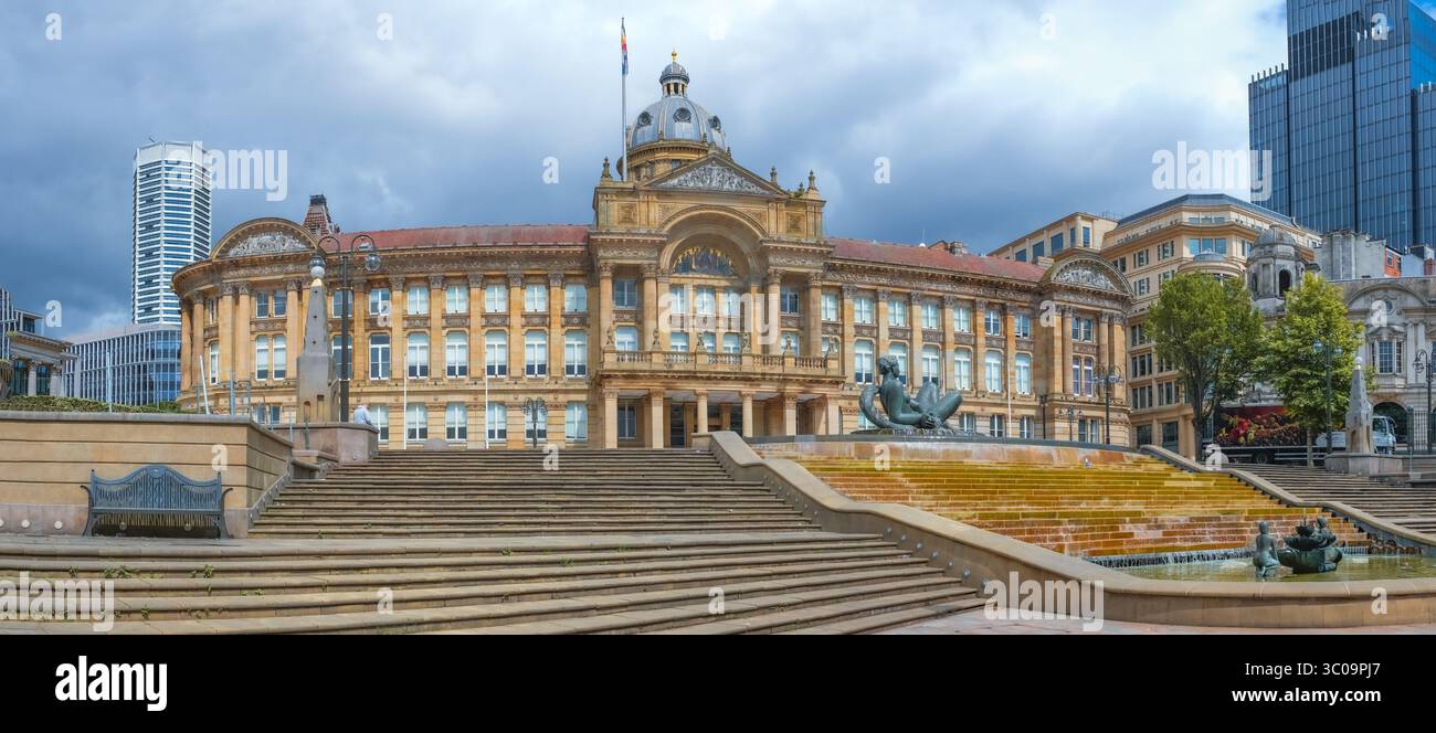 Conseil municipal de Birmingham sur Victoria Square. Birmingham Banque D'Images