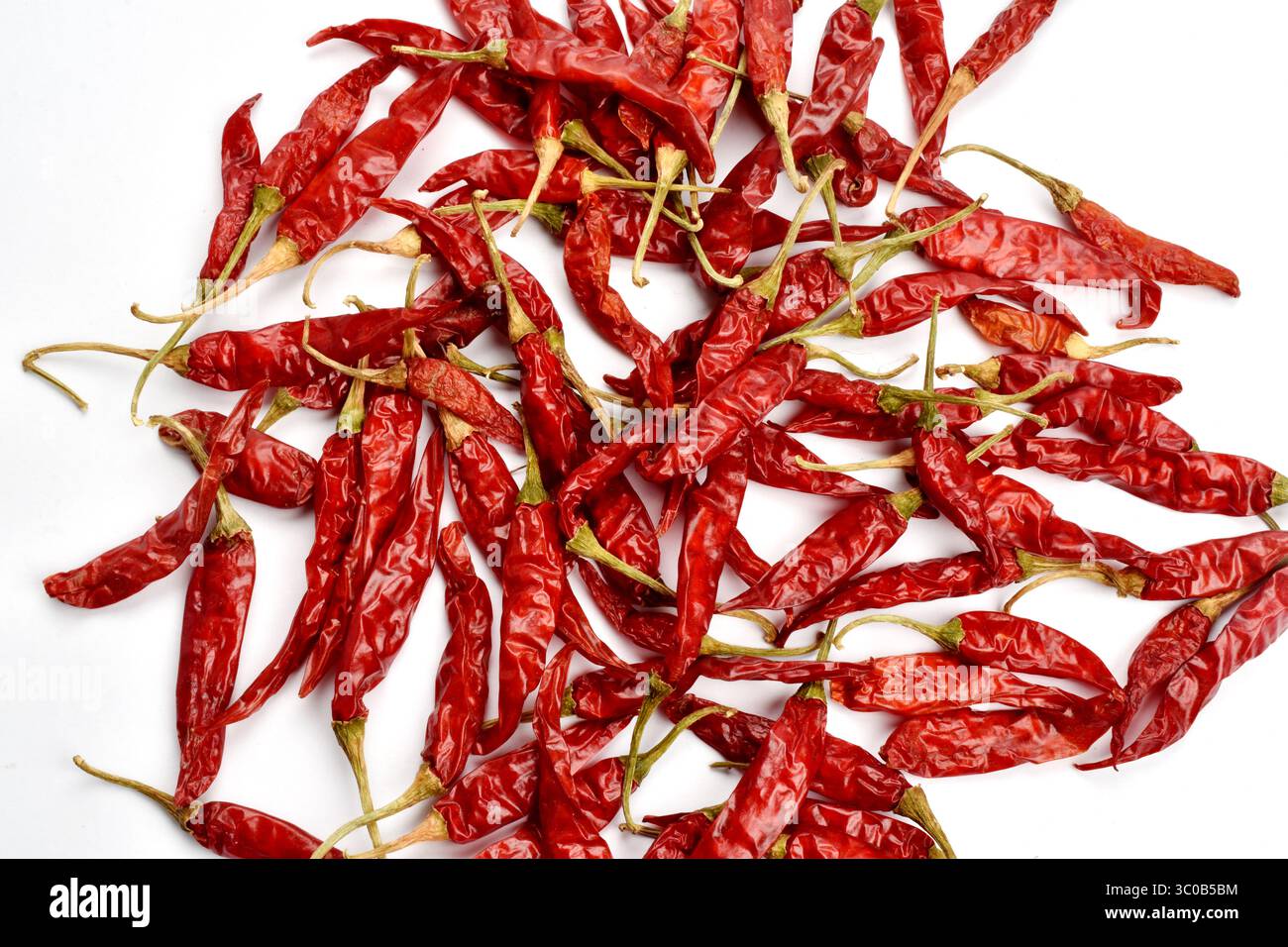 piments piments piments rouges séchés séchés au soleil lal mirch Banque D'Images