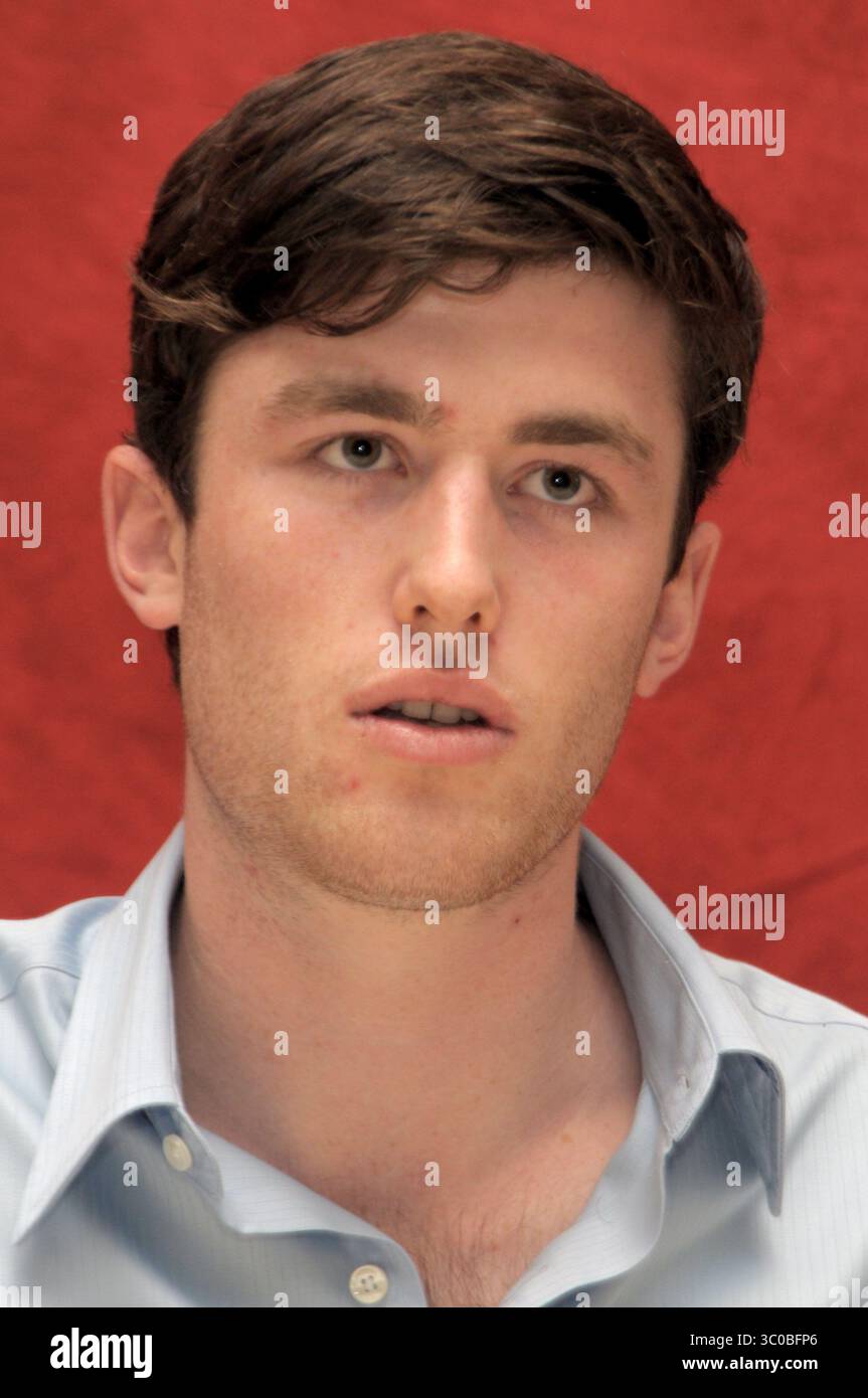 James Frecheville au junket de presse pour 'animal Kingdom' à Los Angeles - 25 juin 2010 Banque D'Images