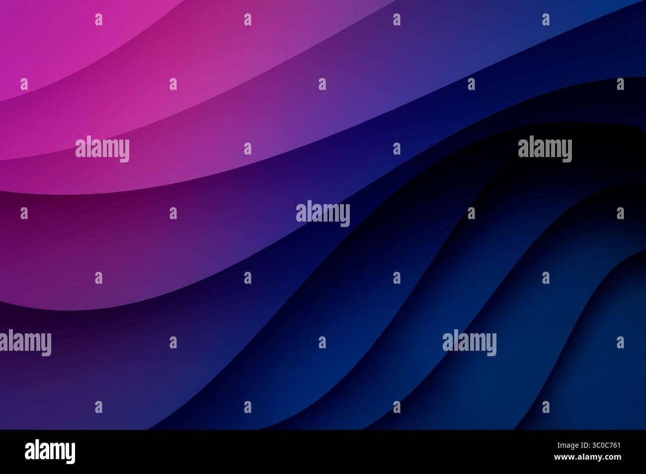 Fond dégradé abstrait éclatant dans les tons violet et bleu Banque D'Images