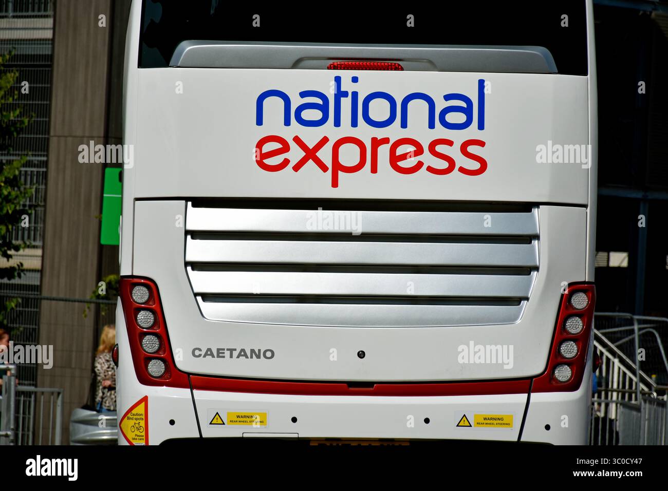 Bus National Express à Bristol, Royaume-Uni Banque D'Images