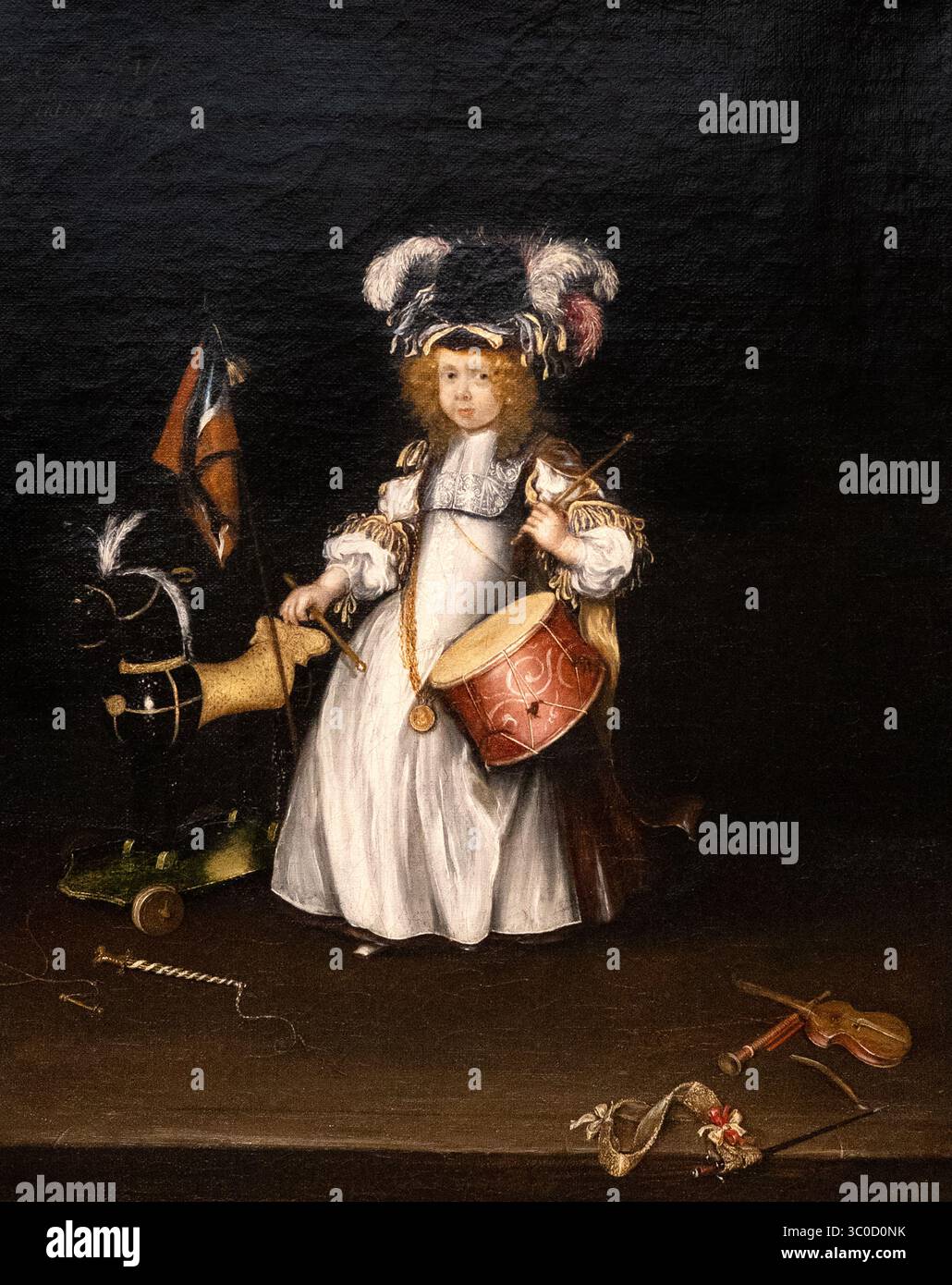 Gesina ter Borch 'Portrait de Moïse ter Borch à l'âge de deux ans' 1667-69. Moïse peint par sa sœur aînée enfant après avoir été tué à l'âge de 22 ans Banque D'Images