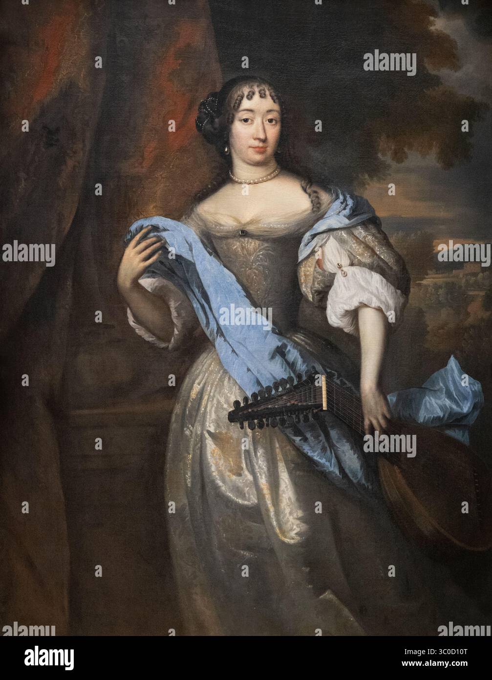 Peinture de Jan de Baen ; Portrait de 'Johanna de Gillon', 1670. Peinture du XVIIe siècle d'une femme ; huile sur toile ; âge d'or néerlandais, années 1600 Banque D'Images