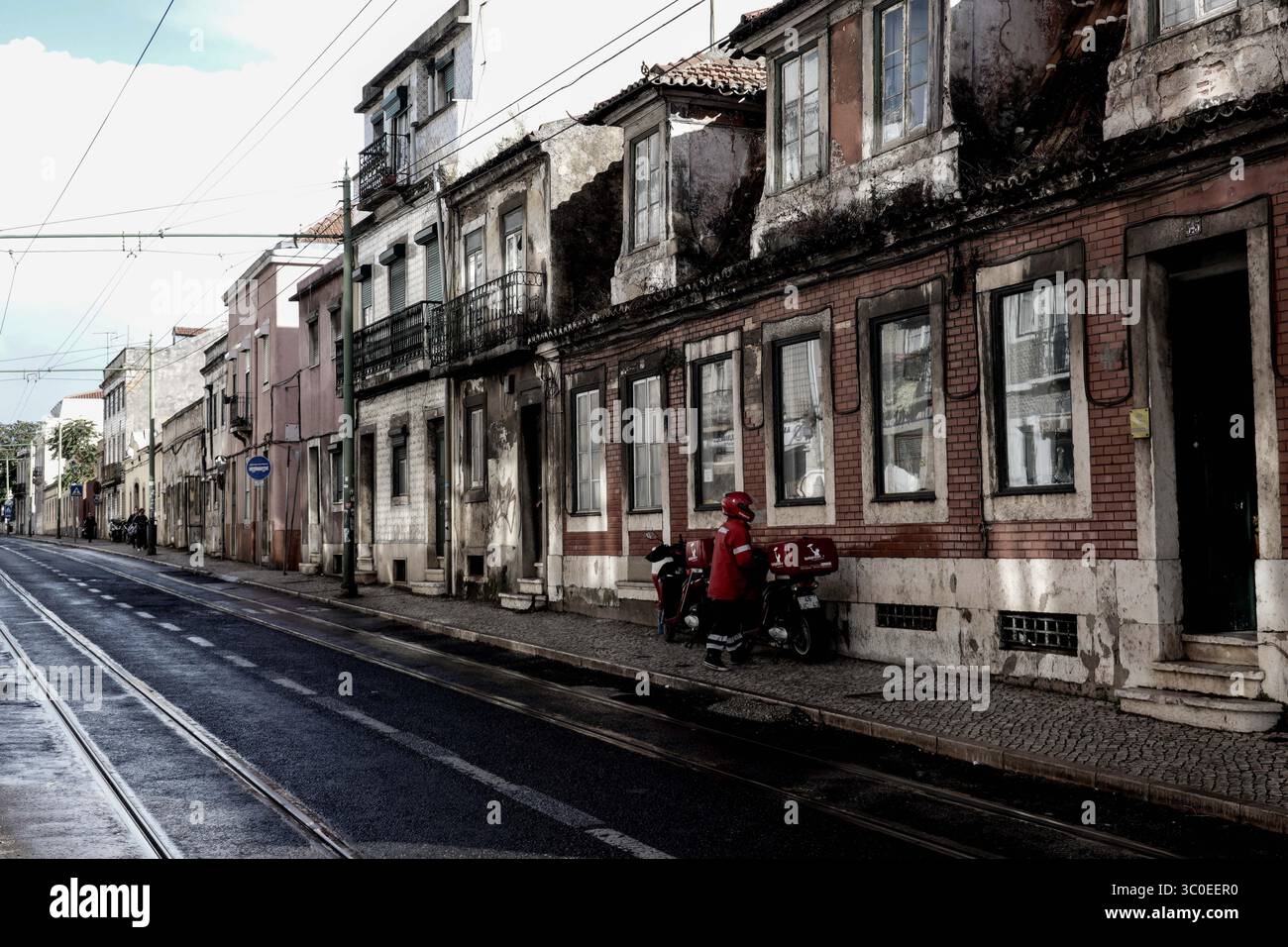 30 octobre 2018 - Lisbonne, Portugal - Une scène de rue à Belem, Lisbonne, Portugal. (Crédit image : © Nir Alon/ZUMA Wire) Banque D'Images