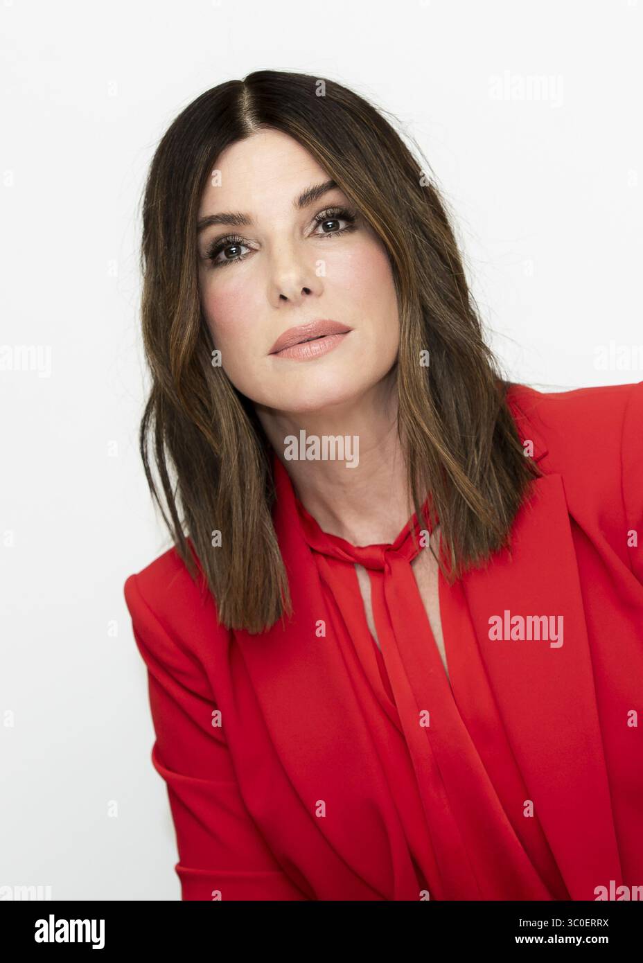 12 novembre 2018 - Hollywood, Californie, États-Unis - SANDRA BULLOCK fait la promotion du film 'Bird Box' à Hollywood. (Crédit image : © Armando Gallo/ZUMA Studio) Banque D'Images