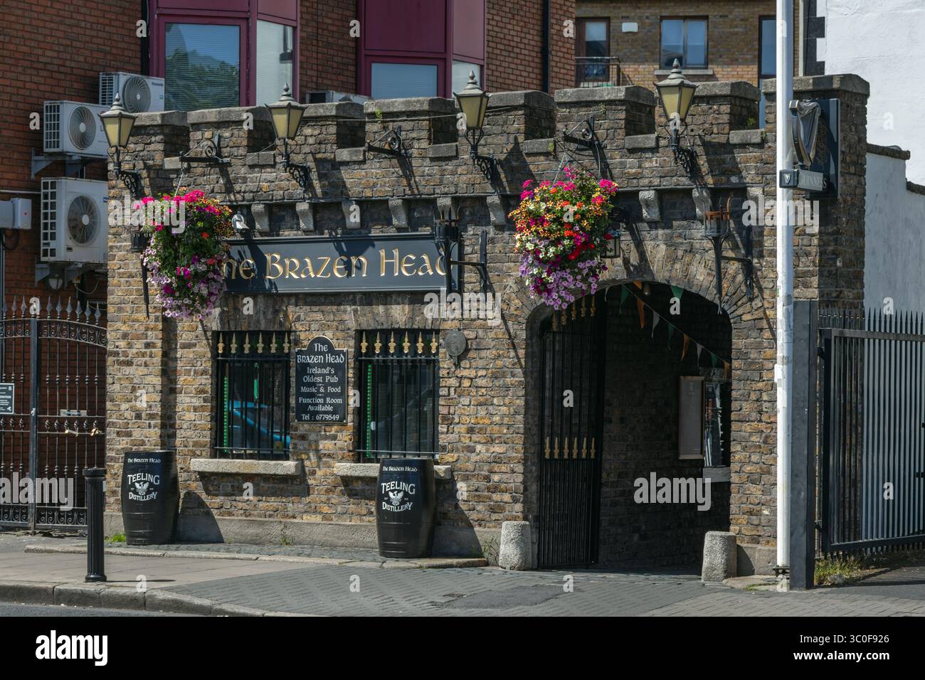 Pub Brazen Head à Bridge Street, Dublin. Le plus vieux pub d'Irlande. Banque D'Images