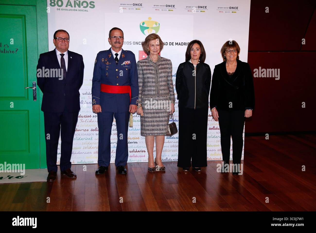 27 novembre 2018 - Madrid, Madrid, Espagne - la Reine Sofia d'Espagne reçoit le ''Premio Espacial Solidarios ONCE'' lors d'un événement célébré au Reina Sofia Art Musseum à Madrid, Espagne, le 29 novembre 2018. (Crédit image : © AFP7 via ZUMA Wire) Banque D'Images