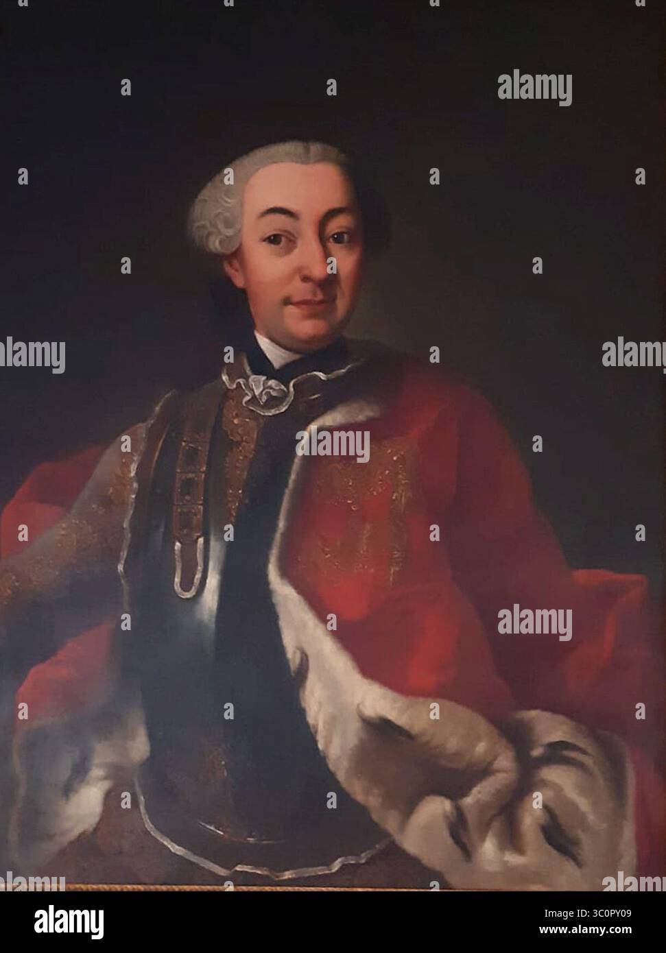 Martin van Meytens-Ferdinand Philipp von Lobkowicz, VI prince Lobkowicz. Banque D'Images