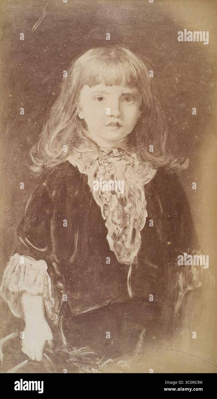 Maître Hugh Cayley, extrait d'un album compilé par Sir John Everett Millais - Rupert Potter Banque D'Images