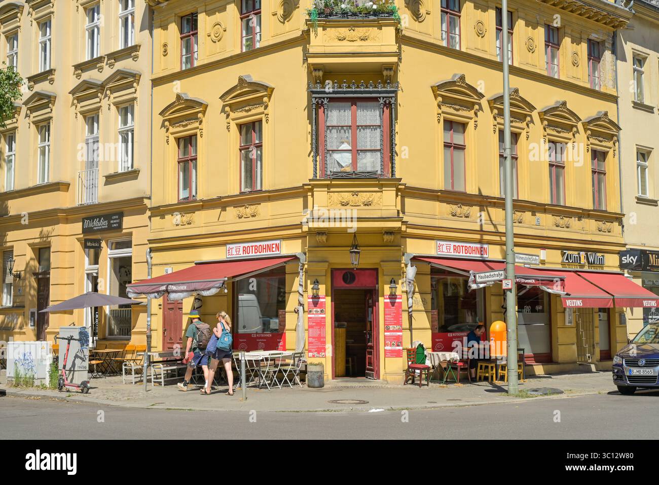 Altbauten, Wilmersdorfer Straße 17, Haubachstraße, Charlottenburg, Bezirk Charlottenburg-Wilmersdorf, Berlin, Deutschland Banque D'Images