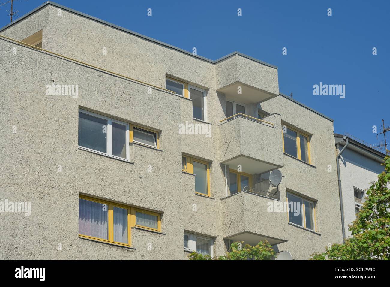 Sozialbau, Neubau, Wilmersdorfer Straße, Charlottenburg, Bezirk Charlottenburg-Wilmersdorf, Berlin, Deutschland Banque D'Images