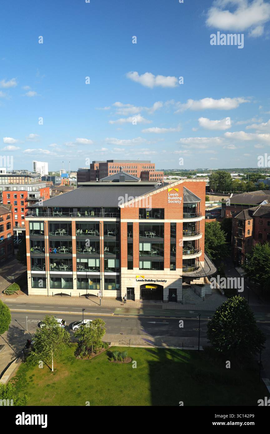 Siège de la Leeds Building Society, Sovereign Square, Leeds, Royaume-Uni Banque D'Images