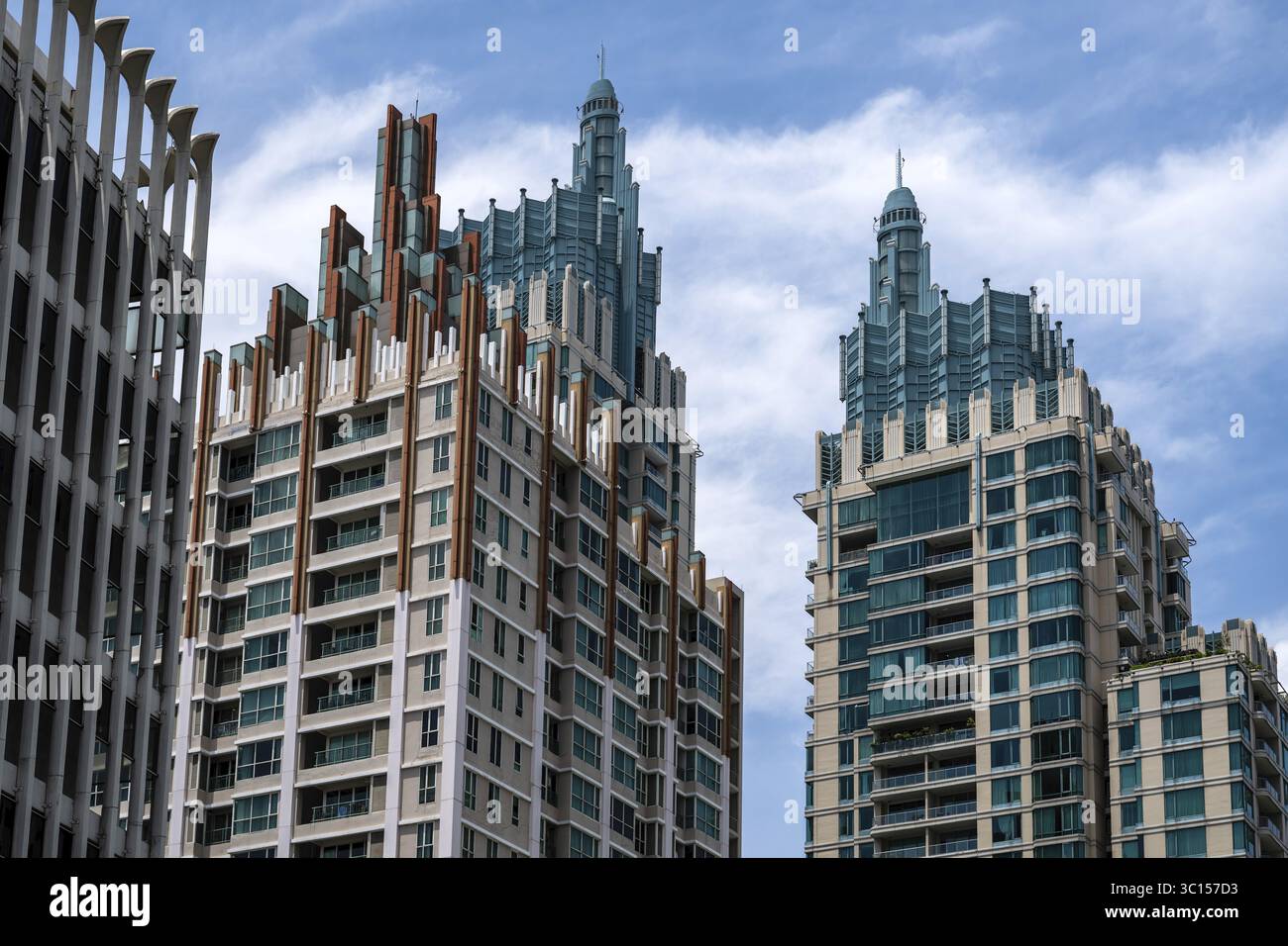 Immeuble de grande hauteur, Bangkok, Thaïlande Banque D'Images