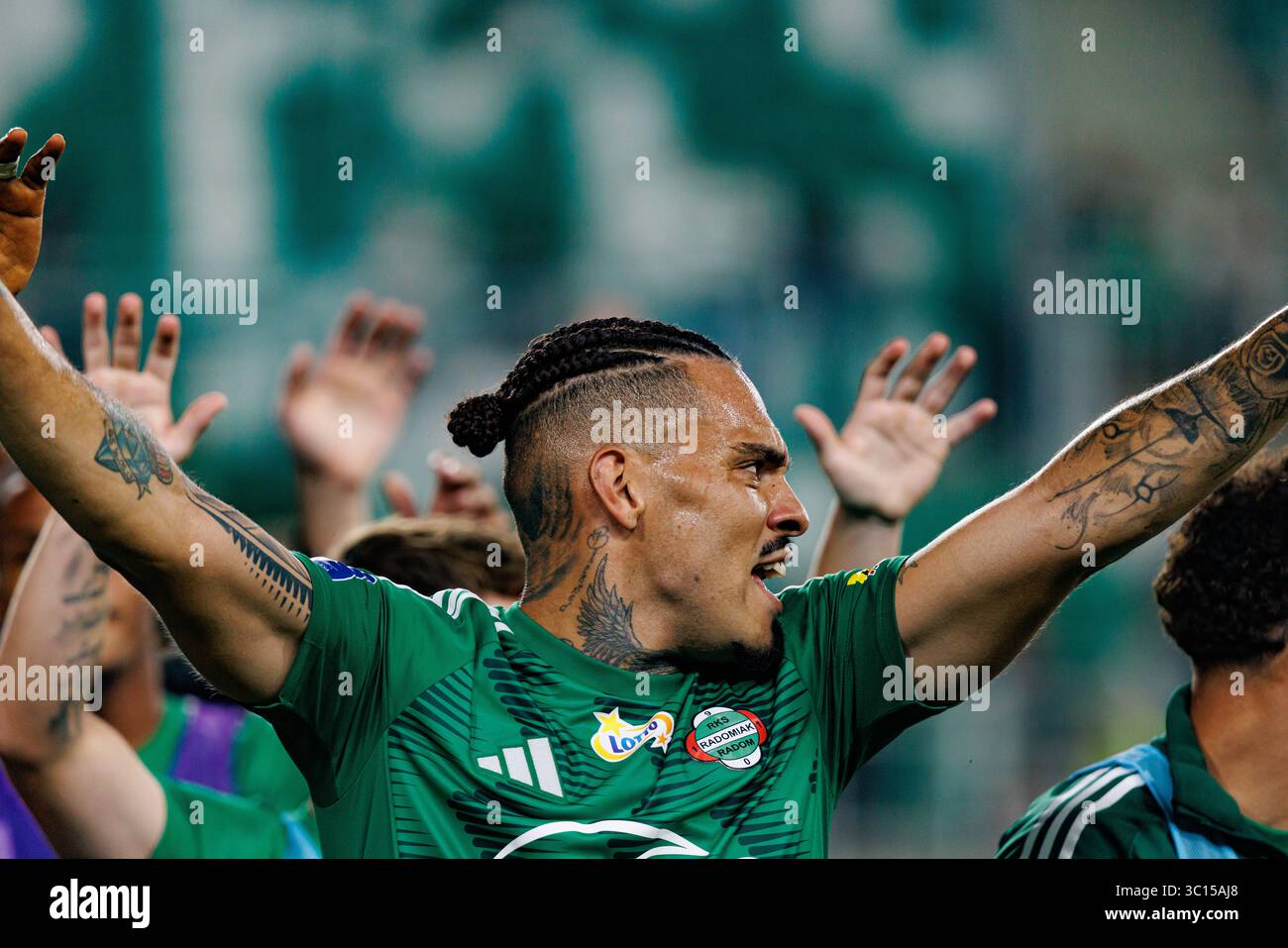Maurides pendant le match PKO BP Ekstraklasa entre les équipes de Radomiak Radom et Pogon Szczecin (Maciej Rogowski) Banque D'Images