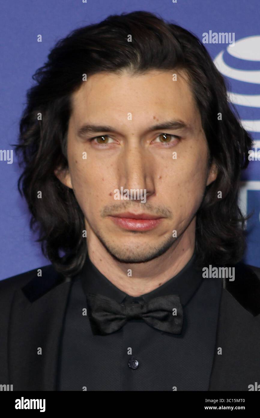 3 janvier 2019 - Palm Springs, Californie, États-Unis - Star Wars Kylo Ren acteur, PILOTE ADAM sur le tapis rouge lors du 30e Gala du Festival International du film de Palm Springs. Les Gala Awards ont eu lieu au Palm Springs Convention Center. (Crédit image : © Dane Andrew/ZUMA Wire/ZUMAPRESS.com) Banque D'Images