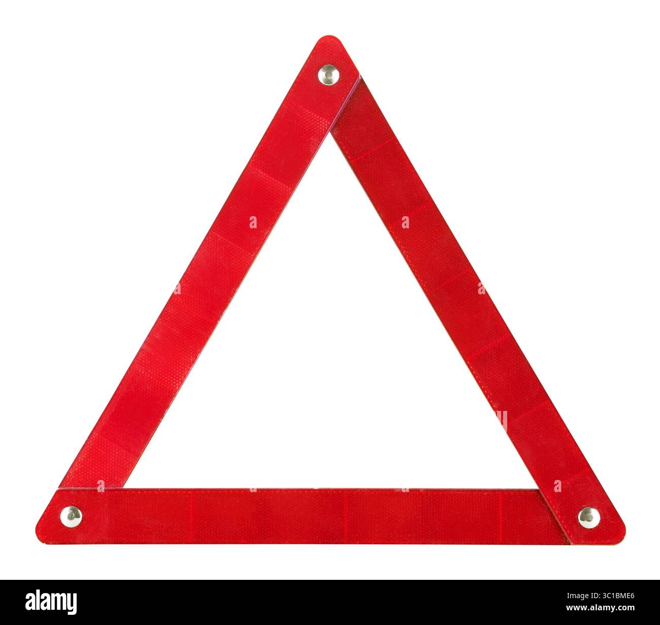 signe d'urgence sur fond blanc Banque D'Images