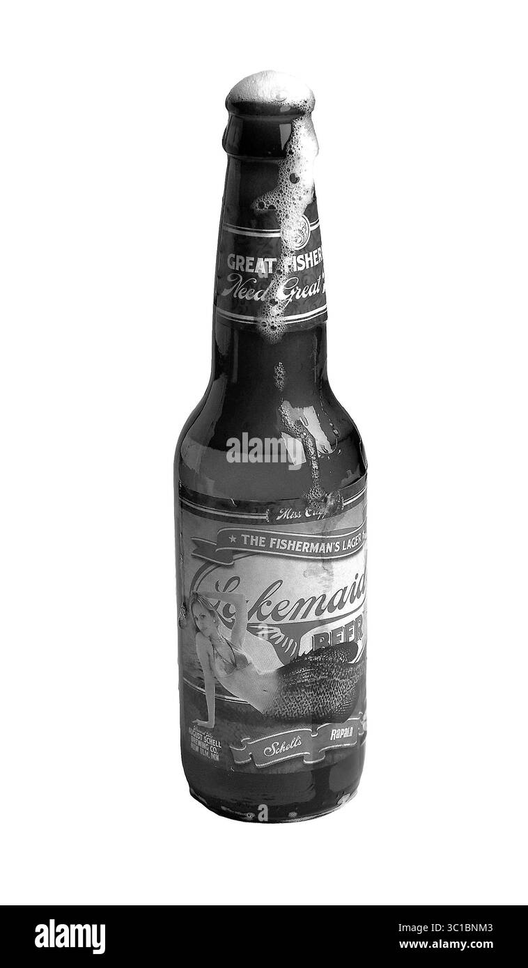6 avril 2012 - MN - Minnesota, États-Unis - u2022 -- vendredi 2 mai 2008 -- White Bear Lake, Minnesota -- bière Lakemaid de August Schell Brewing Company et Rapala (image crédit : Glen Stubbe/Minneapolis Star Tribune/TNS via ZUMA Wire) Banque D'Images 6 avril 2012 - MN - Minnesota, États-Unis - u2022 -- vendredi 2 mai 2008 -- White Bear Lake, Minnesota -- bière Lakemaid de August Schell Brewing Company et Rapala (image crédit : Glen Stubbe/Minneapolis Star Tribune/TNS via ZUMA Wire) Banque D'Images