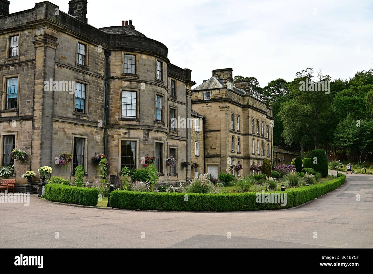Ancien château de manoir britannique classique Banque D'Images