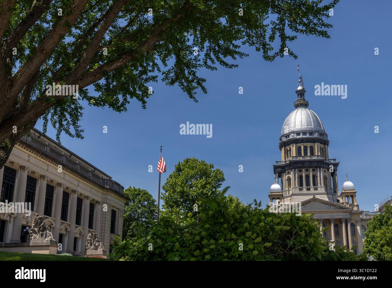 Illinois State Capitol Building à Springfield Illinois. Banque D'Images