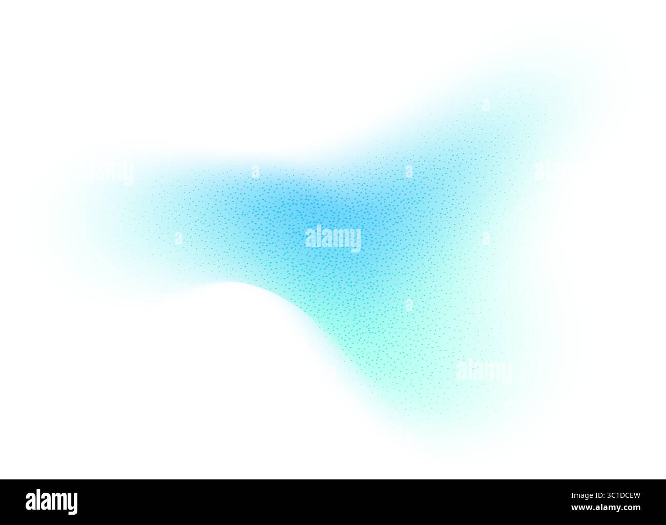 Forme de dégradé abstrait avec bruit, gradation de couleur granuleuse bleutée, élément de design vibrant. Illustration de Vecteur