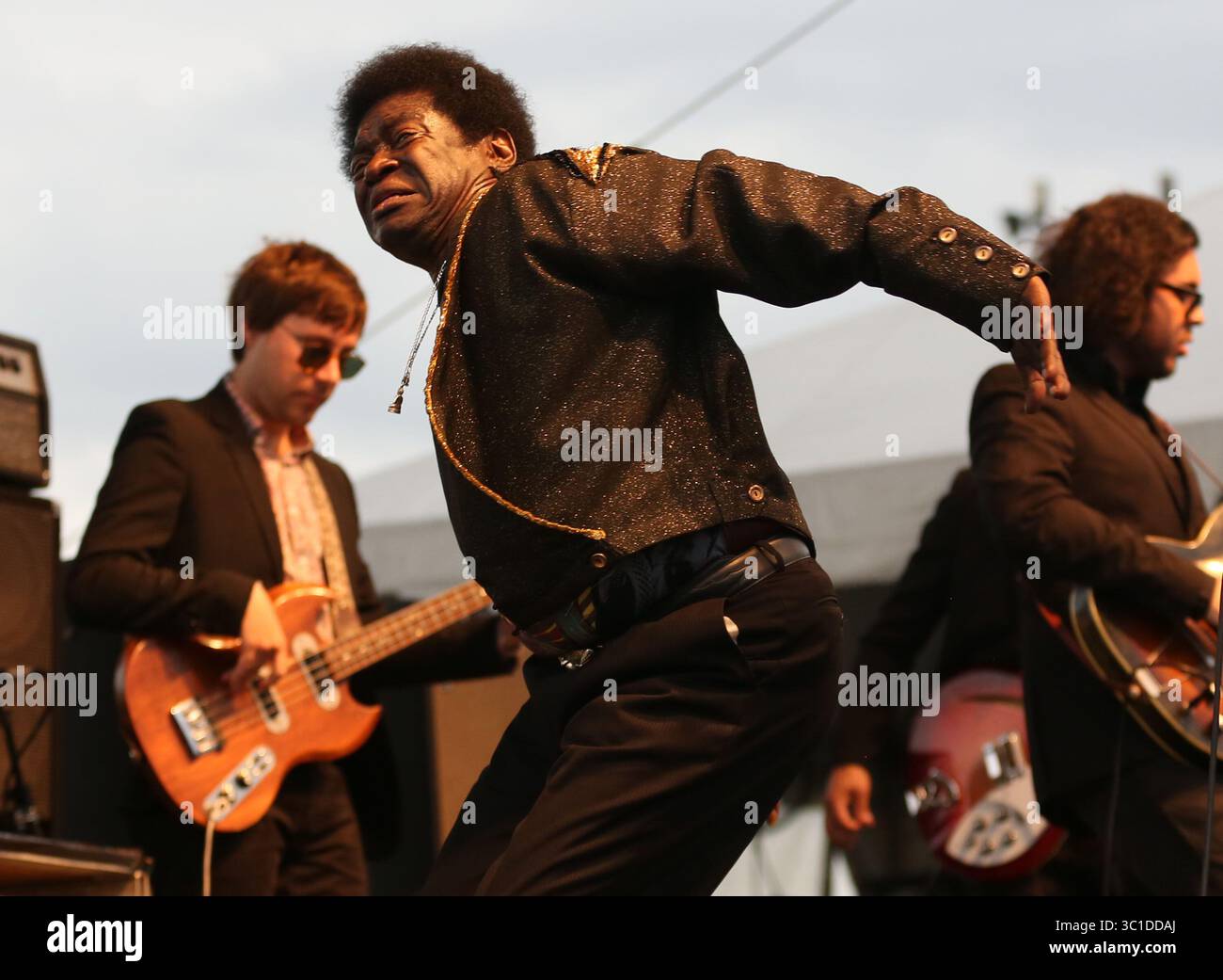 20 septembre 2014 - Shakopee, MN, États-Unis - Charles Bradley et ses extraordinaires joués au Festival Palomino. (/STAR TRIBUNE) Festival Palomino au Canterbury Park à Shakopee min., samedi 20 septembre 2014. (Crédit image : Kyndell Harkness/Minneapolis Star Tribune/TNS via ZUMA Wire) Banque D'Images