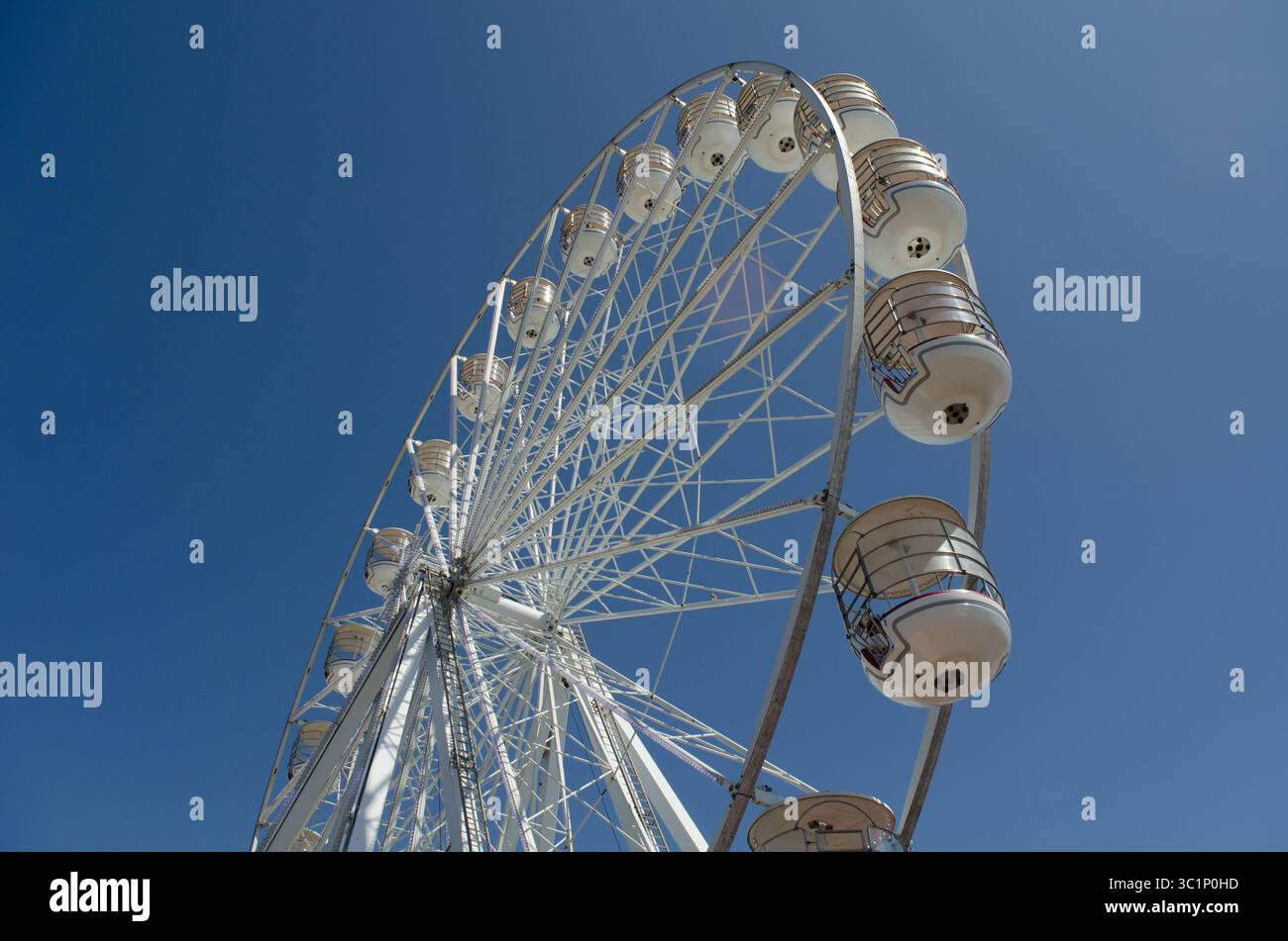 Clacton Pier Big Wheel, attraction numéro un à Sea Clacton sur Sea Essex. Banque D'Images