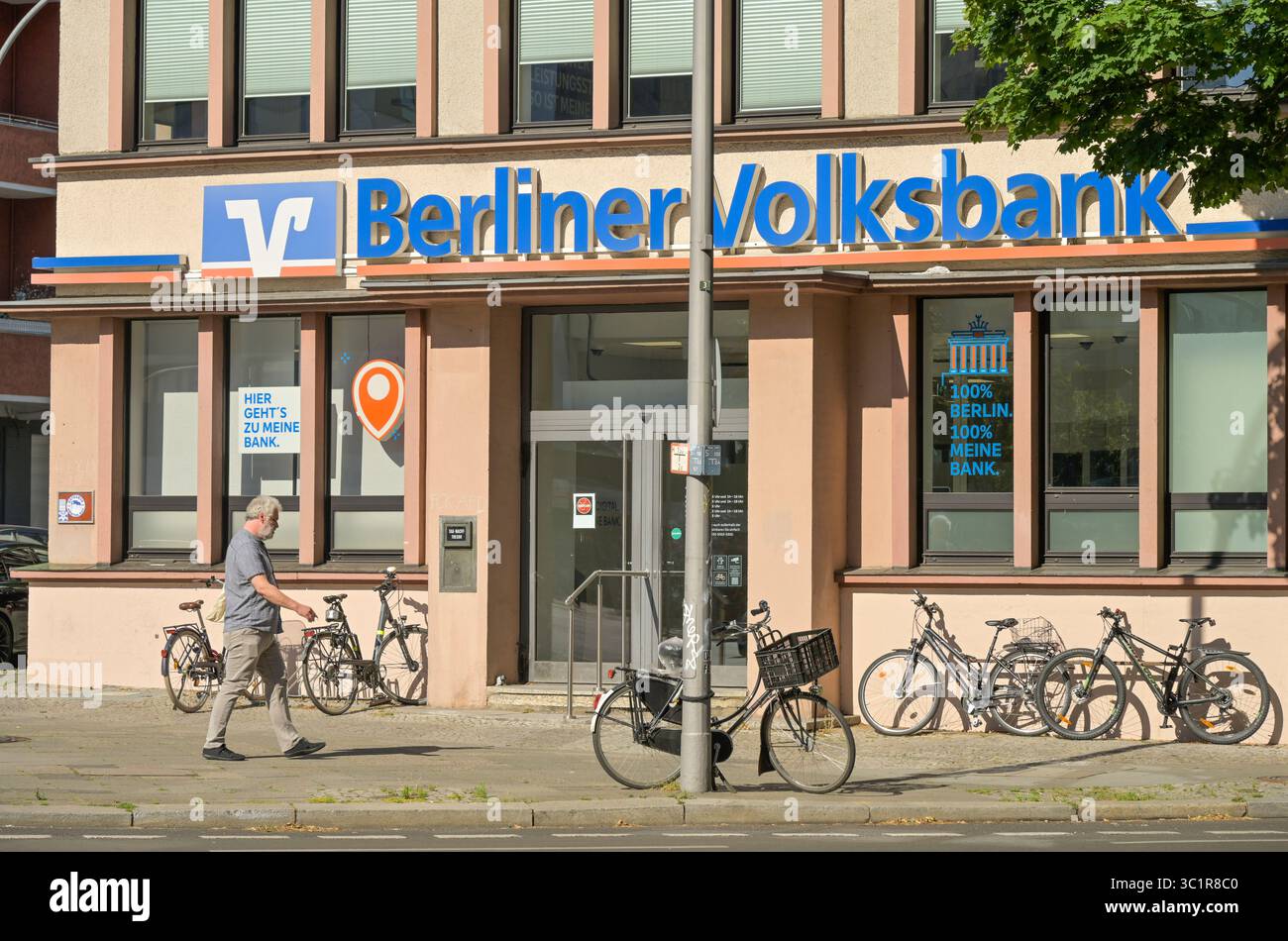 Berliner Volksbank, filiale, Brandenburgische Straße, Wilmersdorf, Bezirk Charlottenburg-Wilmersdorf, Berlin, Deutschland Banque D'Images