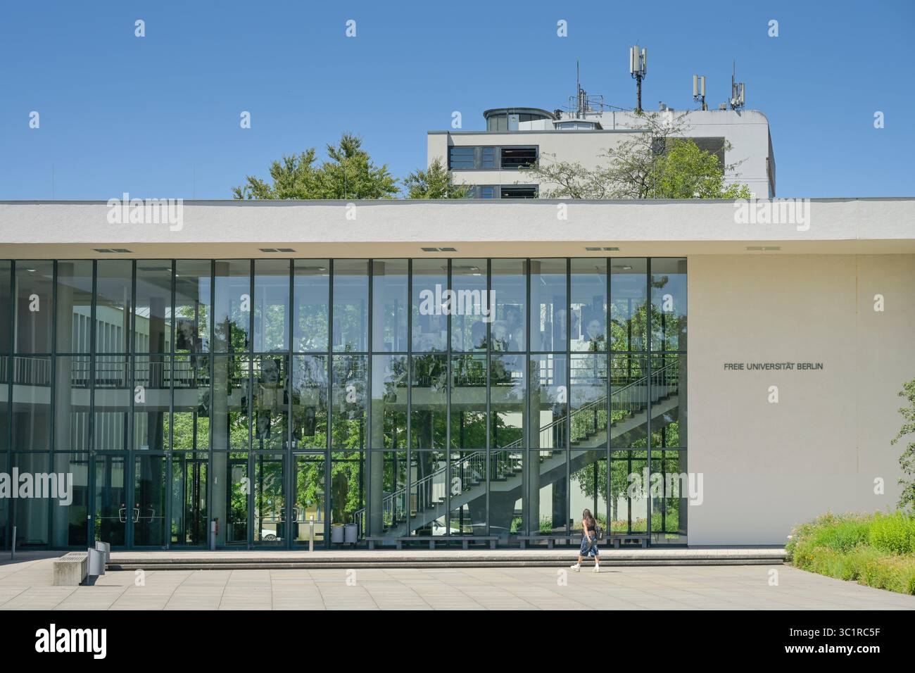 Henry-Ford-Bau, Freie Universität, Garystraße, Dahlem, Steglitz-Zehlendorf, Berlin, Deutschland Banque D'Images