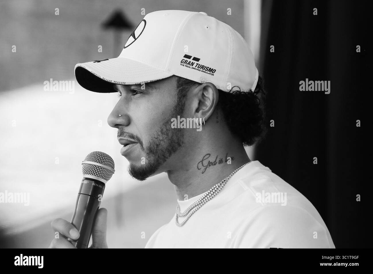16 mars 2019 - LEWIS HAMILTON assiste au panel de Q&R des pilotes F1 samedi qualificatifs au Grand Prix d'Australie de formule 1 2019 le 16 mars 2019 à Melbourne, Australie (image crédit : © Christopher Khoury/Agence de presse australienne via ZUMA Wire) Banque D'Images