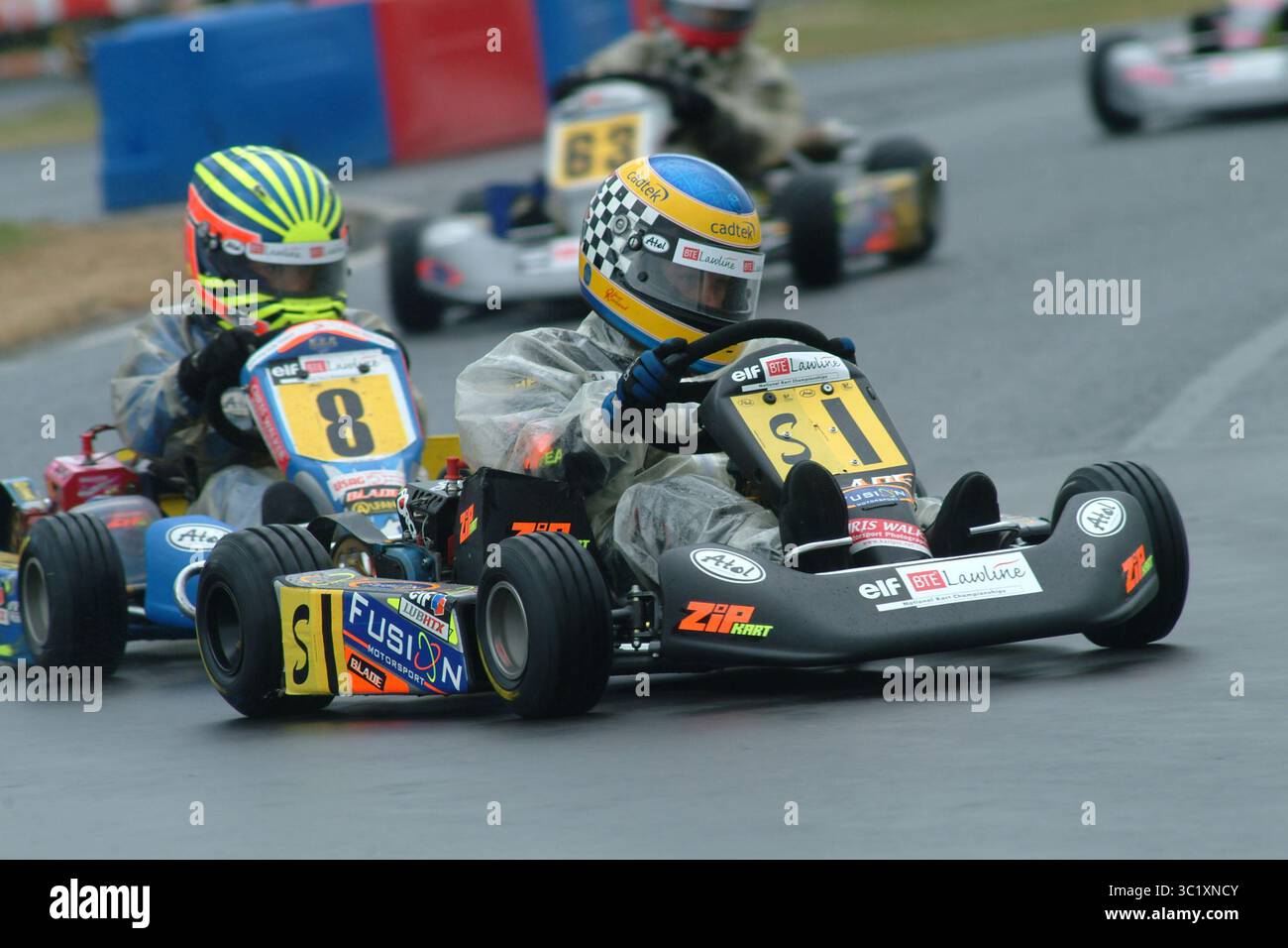 2004 - Oliver Rowland - Karting - Clay Pigeon Raceway, Dorset, Angleterre, Royaume-Uni, GBR Banque D'Images