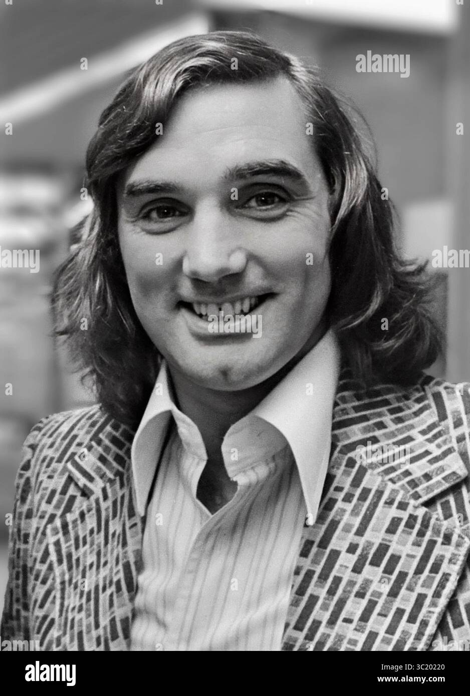 George Best. Portrait du footballeur nord-irlandais George Best (1946-2005) en 1976 Banque D'Images