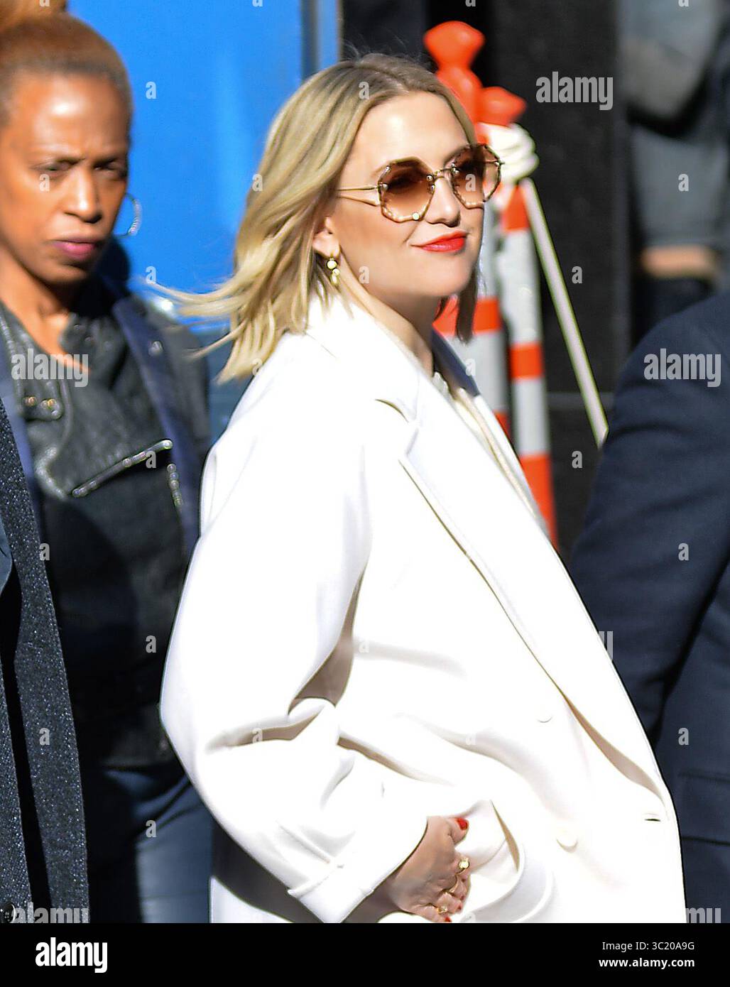4 avril 2019 - New York, New York, États-Unis - L'actrice KATE HUDSON a fait une apparition à 'Good Morning America' à Times Square à New York. (Crédit image : © Kristin Callahan/Ace Pictures via ZUMA Press) Banque D'Images