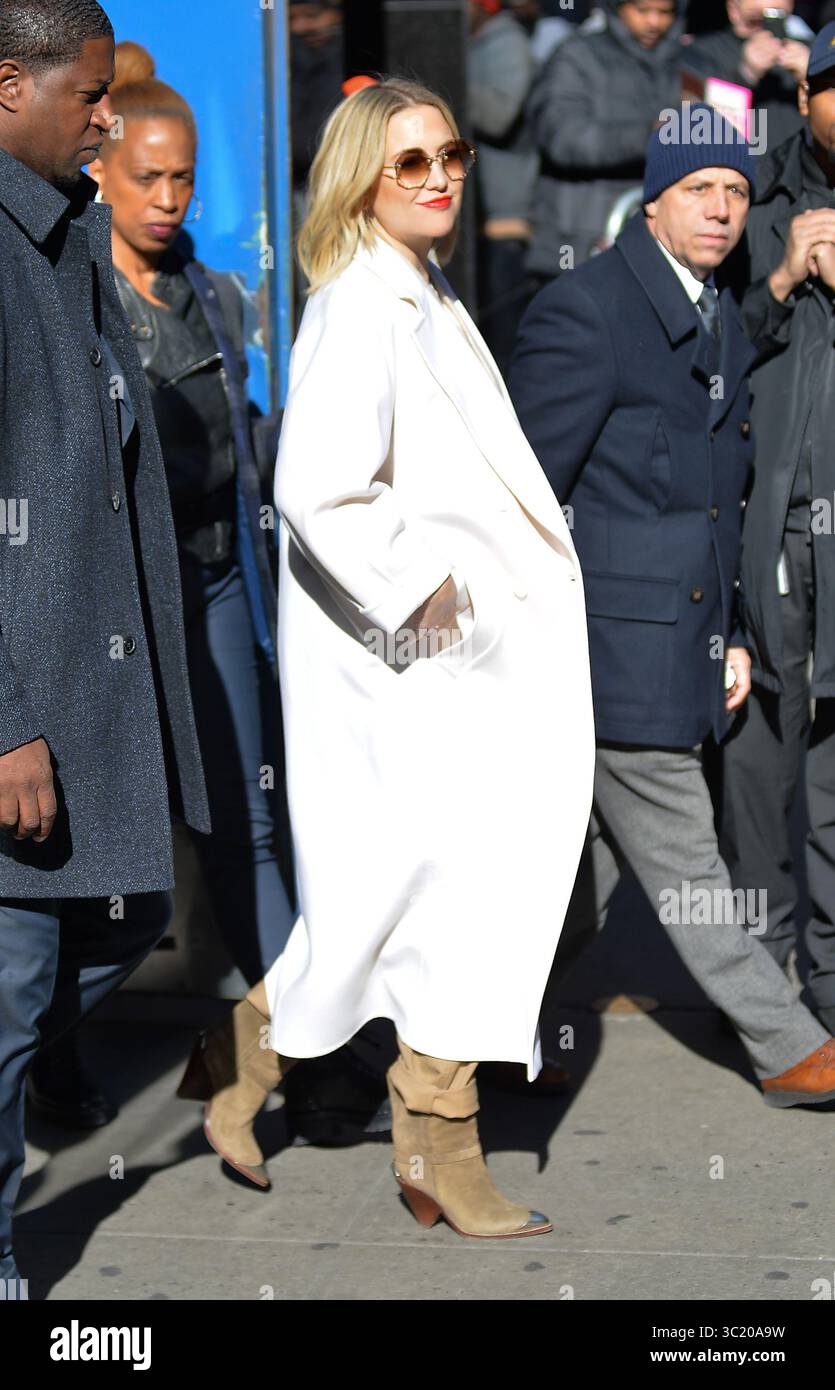 4 avril 2019 - New York, New York, États-Unis - L'actrice KATE HUDSON a fait une apparition à 'Good Morning America' à Times Square à New York. (Crédit image : © Kristin Callahan/Ace Pictures via ZUMA Press) Banque D'Images