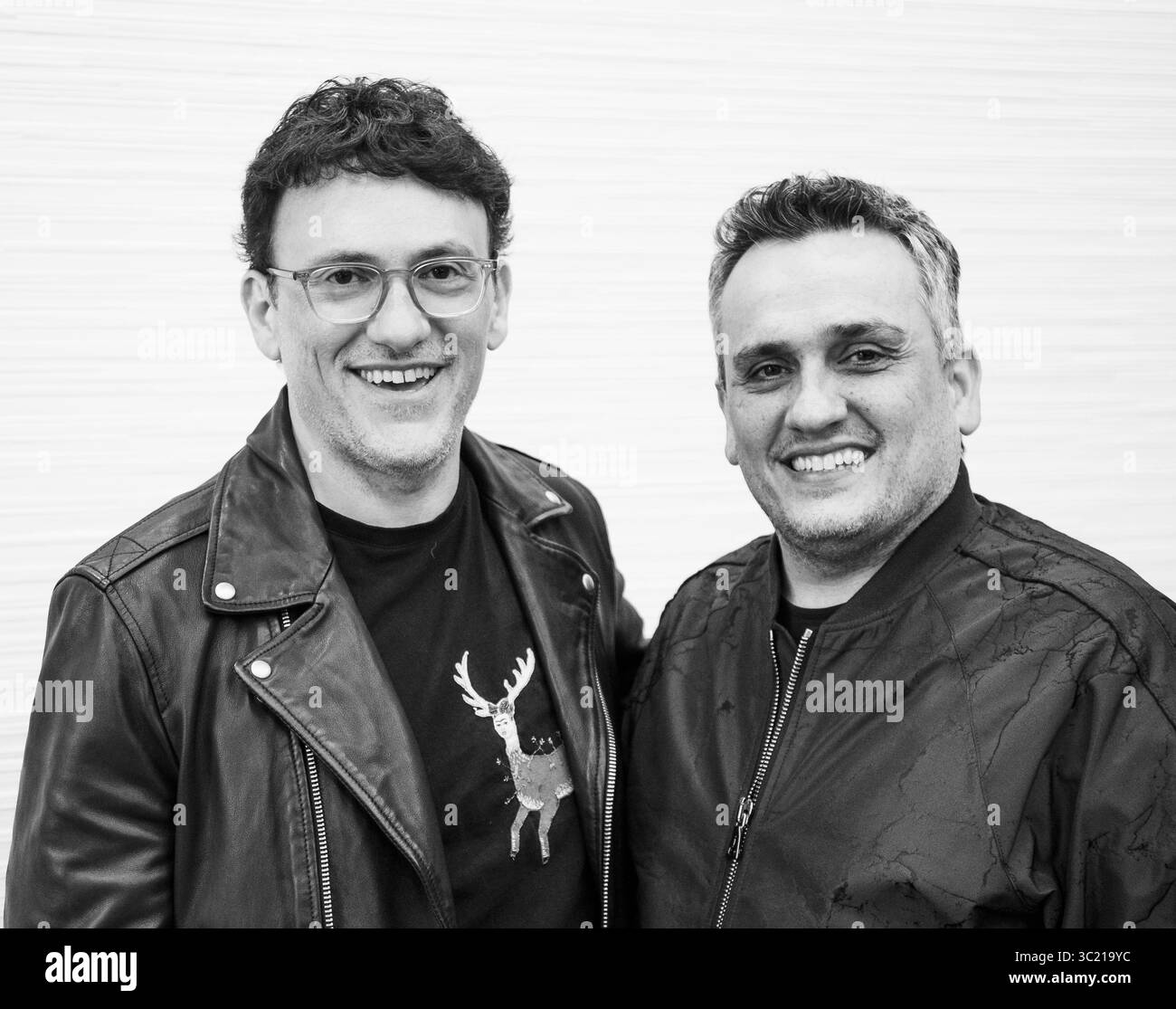 7 avril 2019 - Hollywood, CA, États-Unis - Anthony Russo et Joe Russo réalisateurs de The Avengers : Endgame (crédit image : © Armando Gallo/ZUMA Studio) Banque D'Images