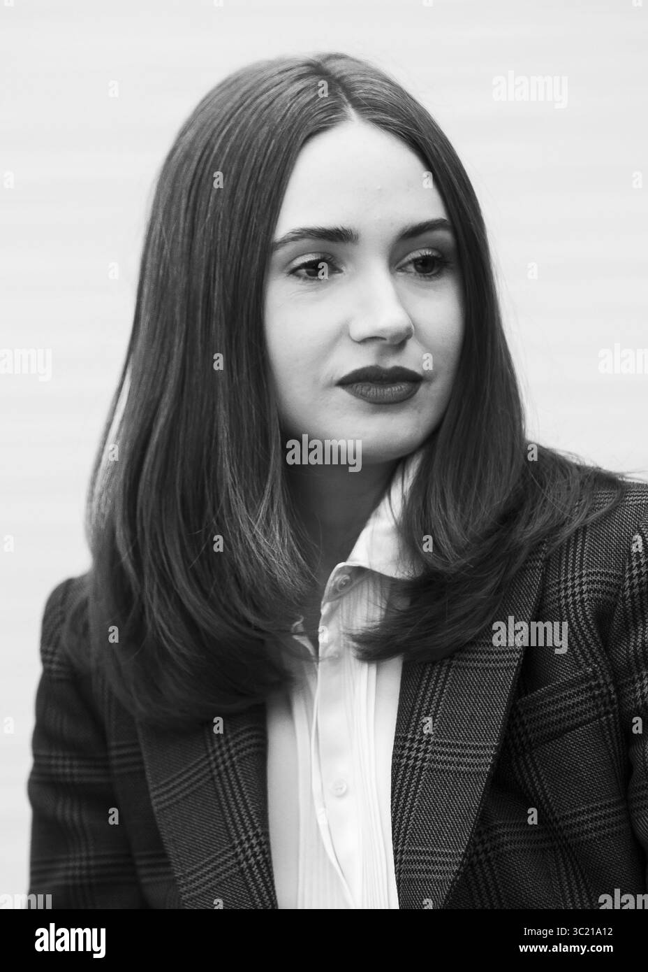 7 avril 2019 - Hollywood, Californie, États-Unis - KAREN GILLAN fait la promotion du film 'Avengers : Endgame' à Hollywood. (Crédit image : © Armando Gallo/ZUMA Studio) Banque D'Images