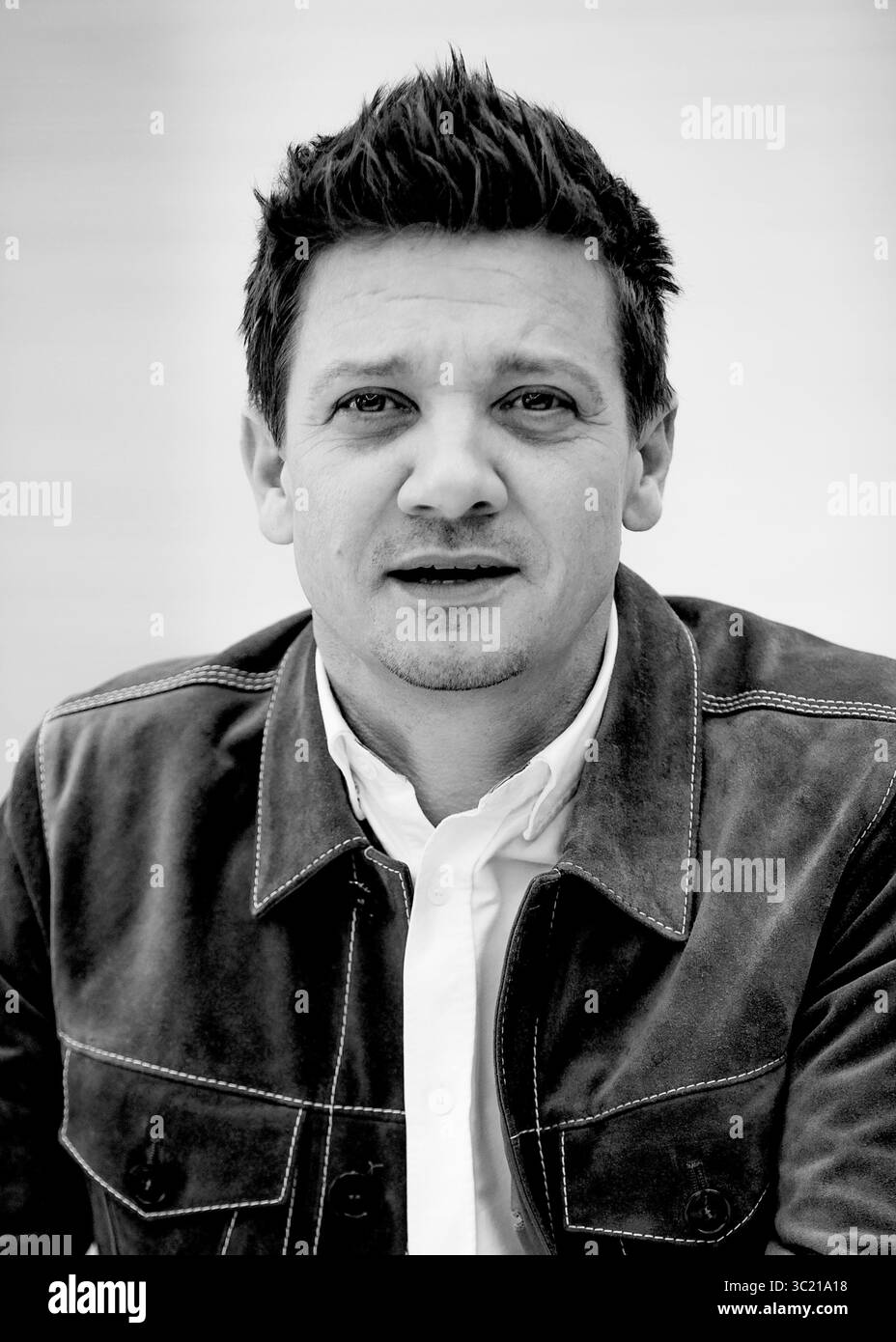 7 avril 2019 - Hollywood, Californie, États-Unis - JEREMY RENNER fait la promotion du film 'Avengers : Endgame' à Hollywood. (Crédit image : © Armando Gallo/ZUMA Studio) Banque D'Images